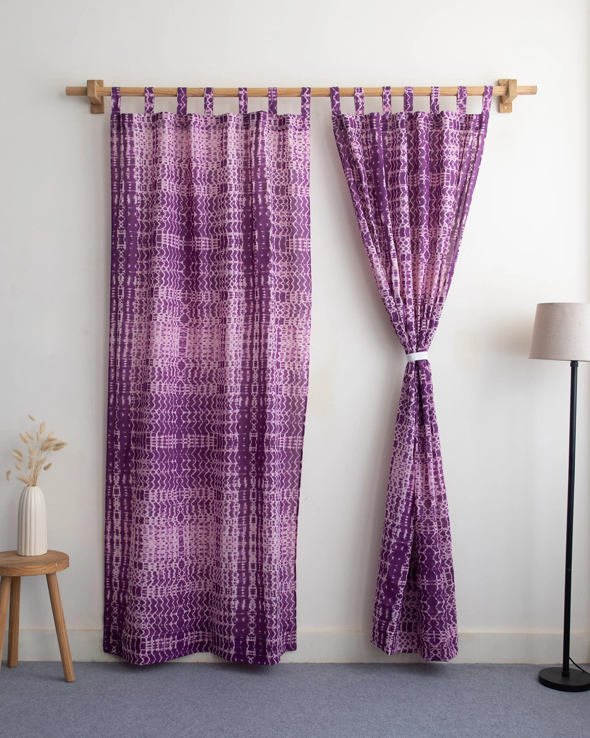Hand Dyed Pure Cotton Curtains for Window - Image 3