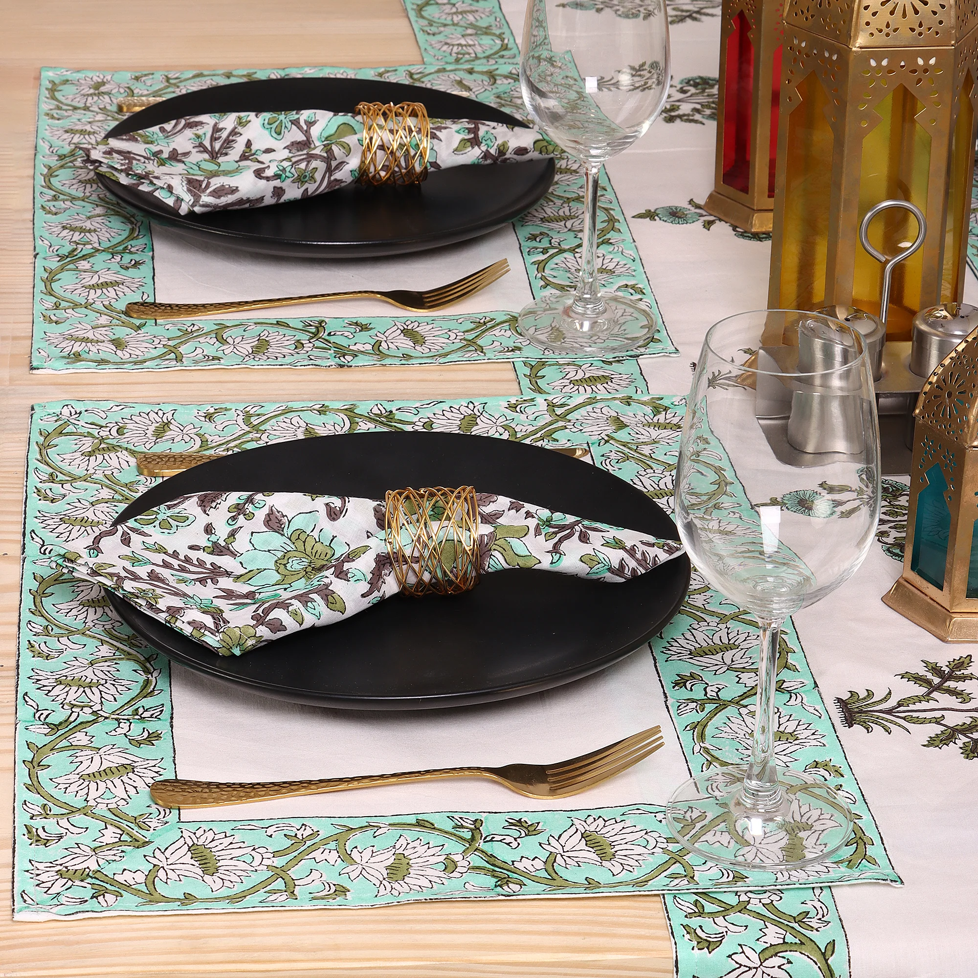 Handmade Cotton Outdoor Table Runner - Image 3