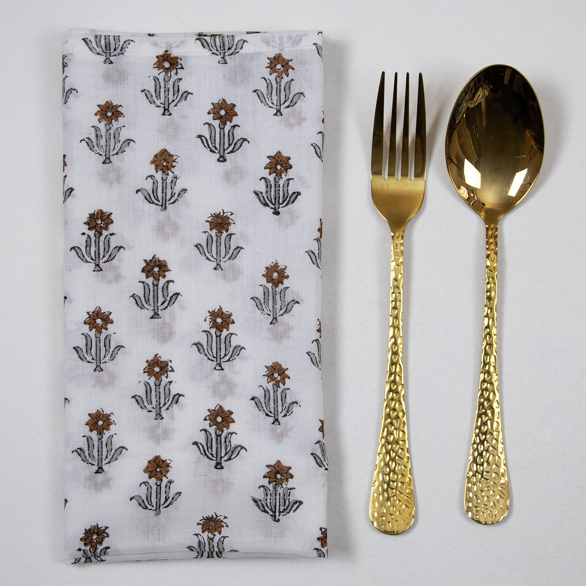 Buy Handmade Cotton Booti Cotton Napkin - Image 3
