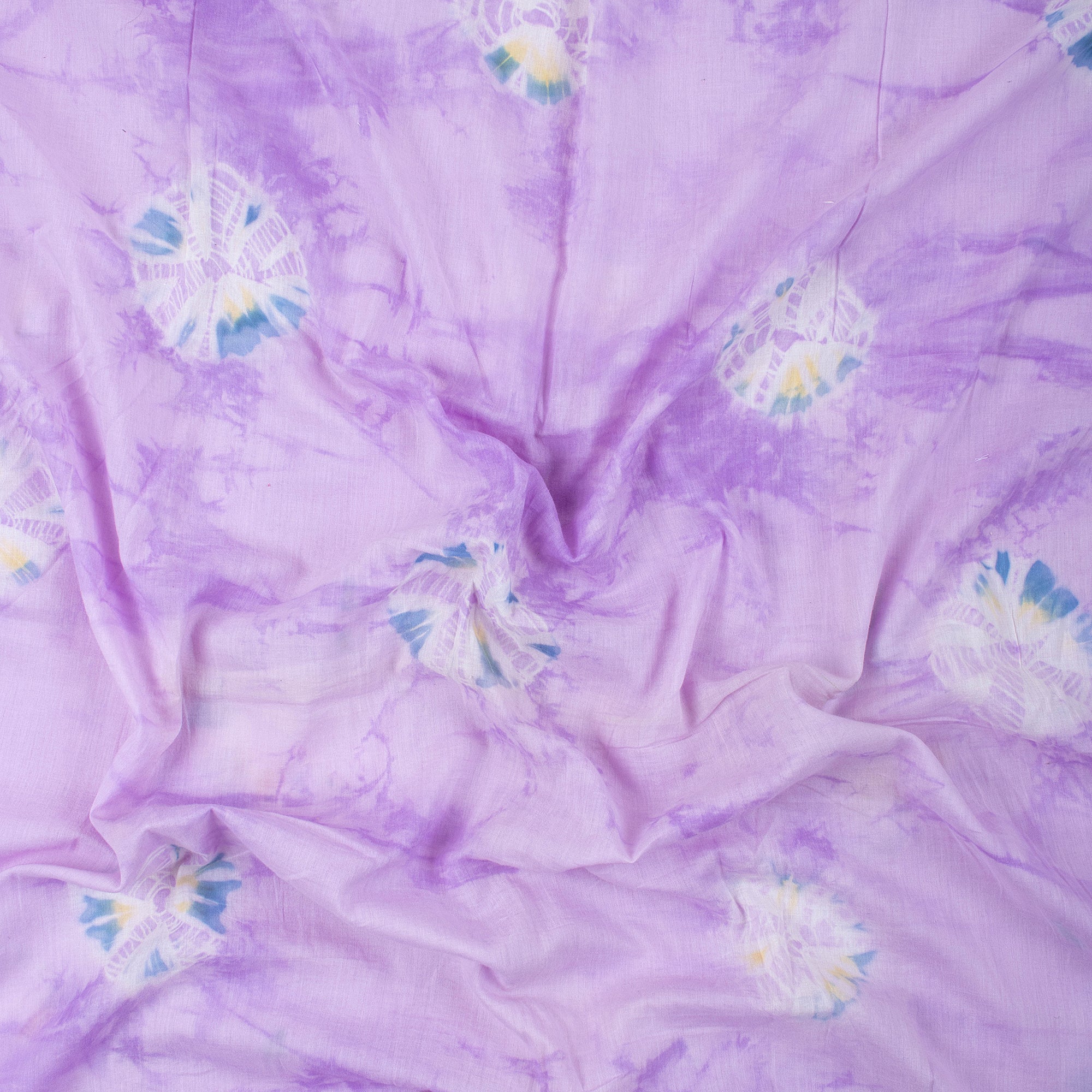 Handmade Indian Cotton Tie Dye Shibori Fabric - Image 6