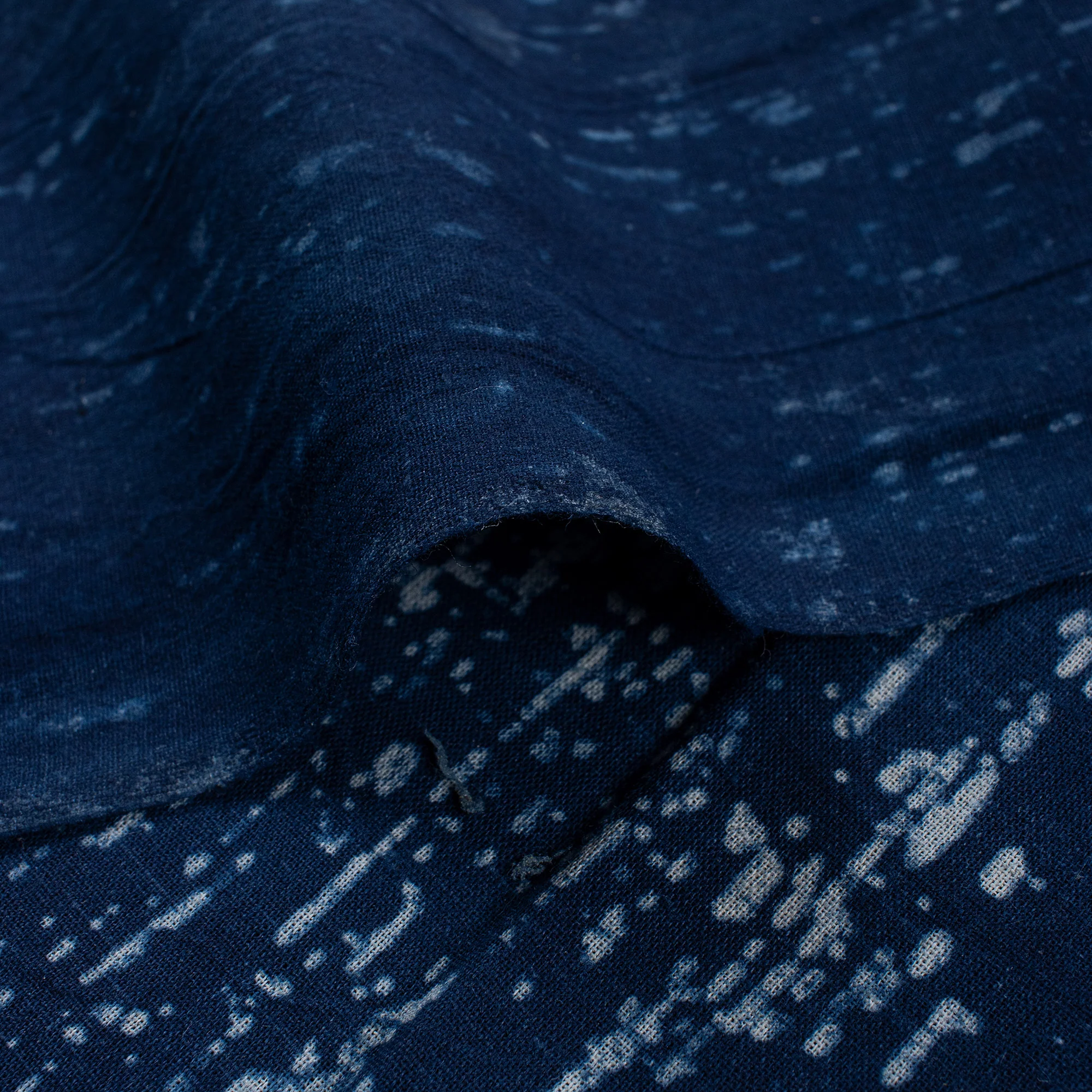 Handmade Indigo Organic Cotton Fabric - Image 4