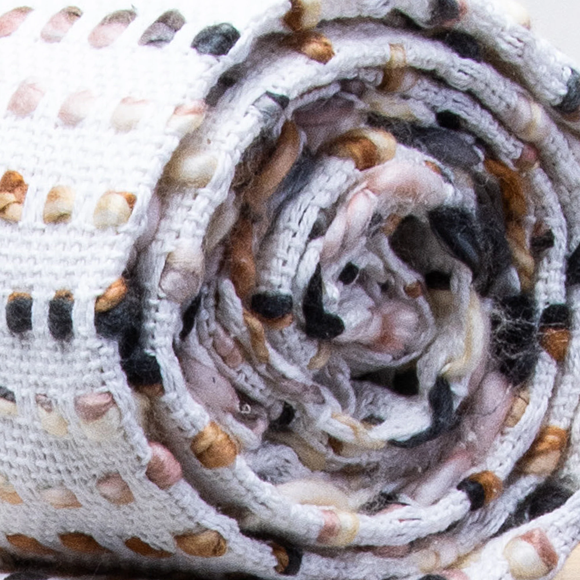Handmade Pure Cotton Woven Throw Blanket - Image 3