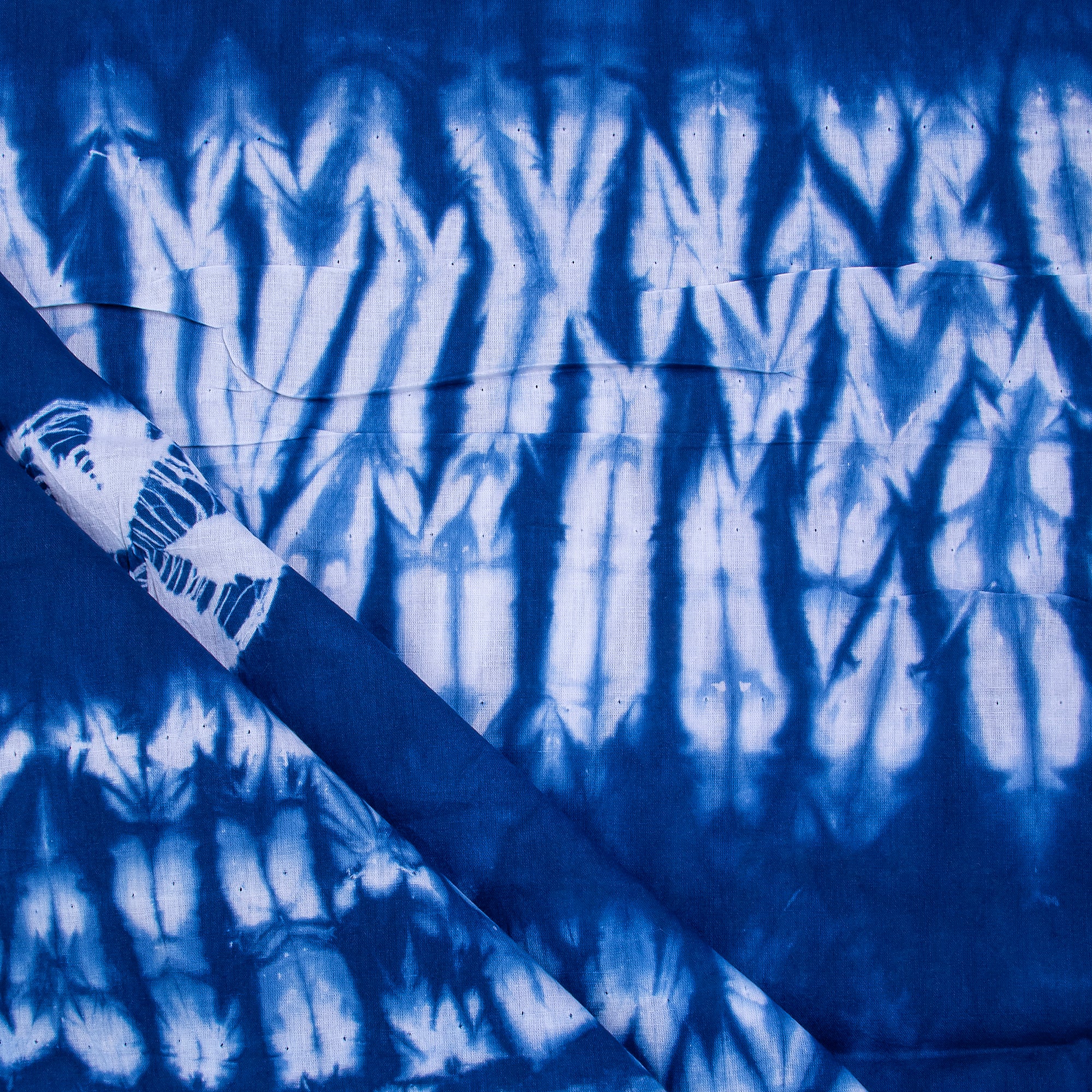 Handmade Organic Cotton Shibori Tie Dye Fabric - Image 2