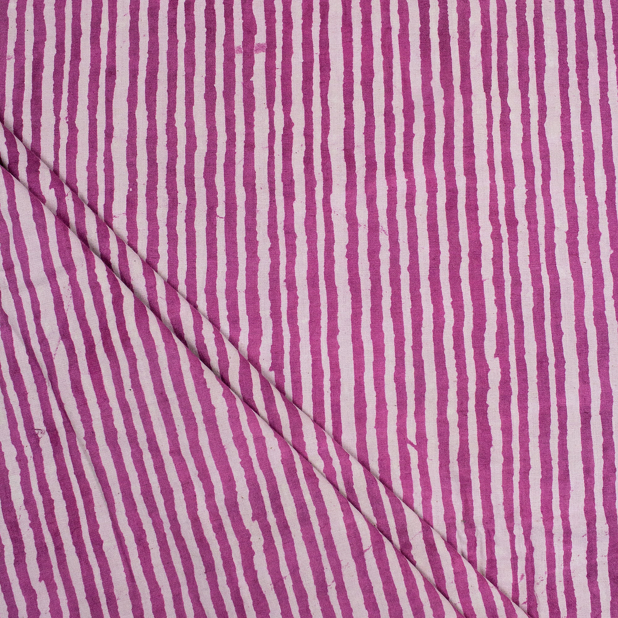 Handmade Stripes Cotton Dabu Fabric - Image 2