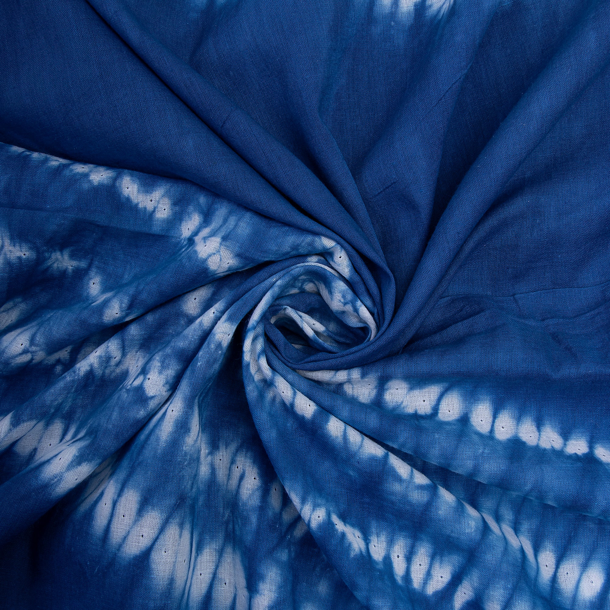 Handmade Shibori Tie Dye Fabric For Clothing - Image 3