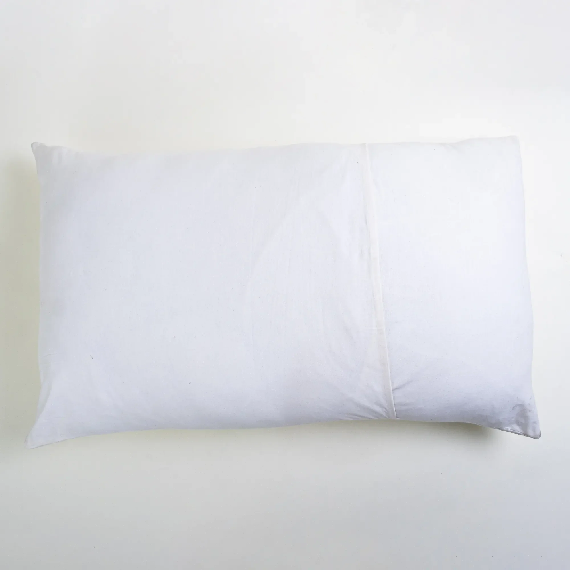 Luxurious White Handmade Cotton Pillow Cover - Image 4
