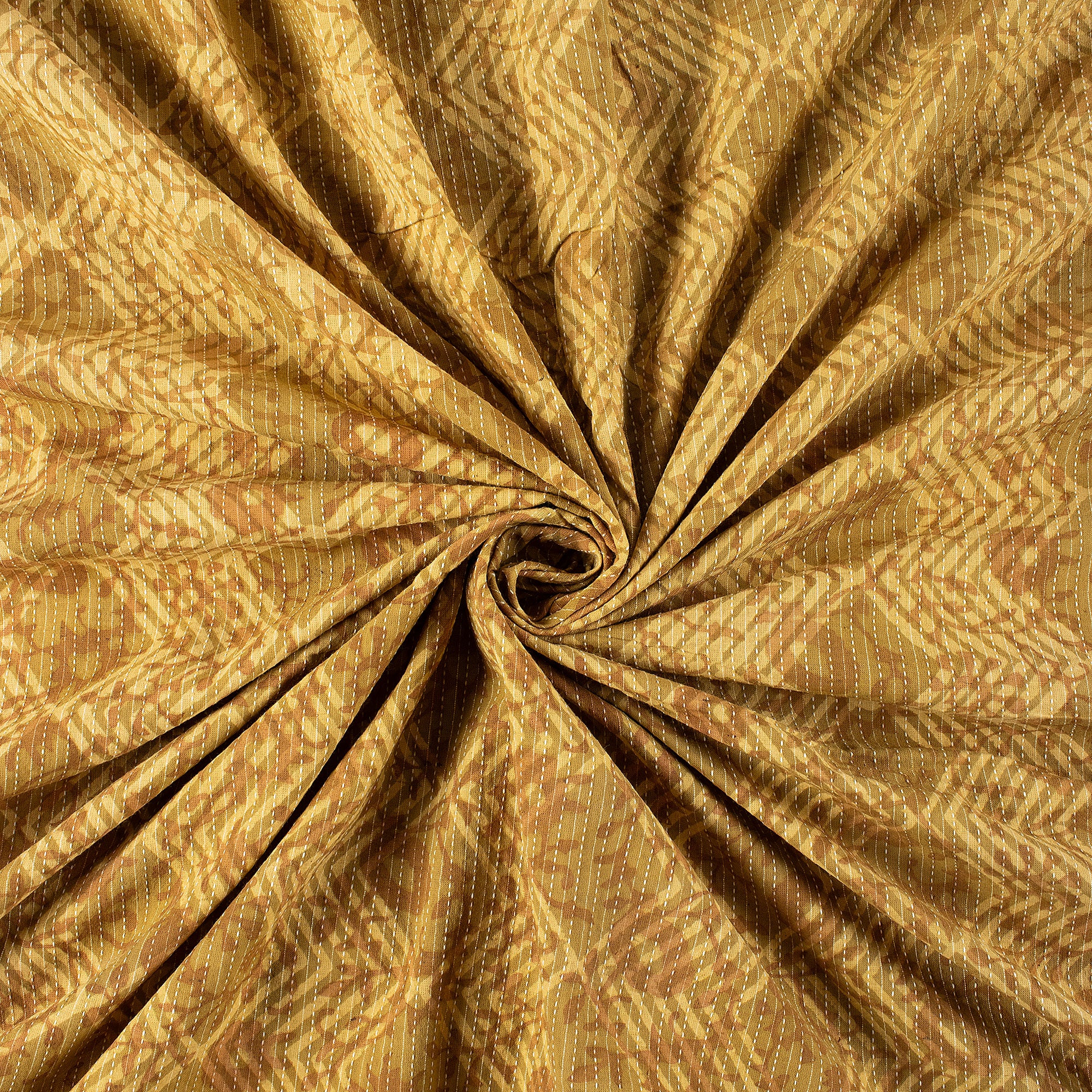 Hand Block Printed Dabu Cotton Material Fabric - Image 2