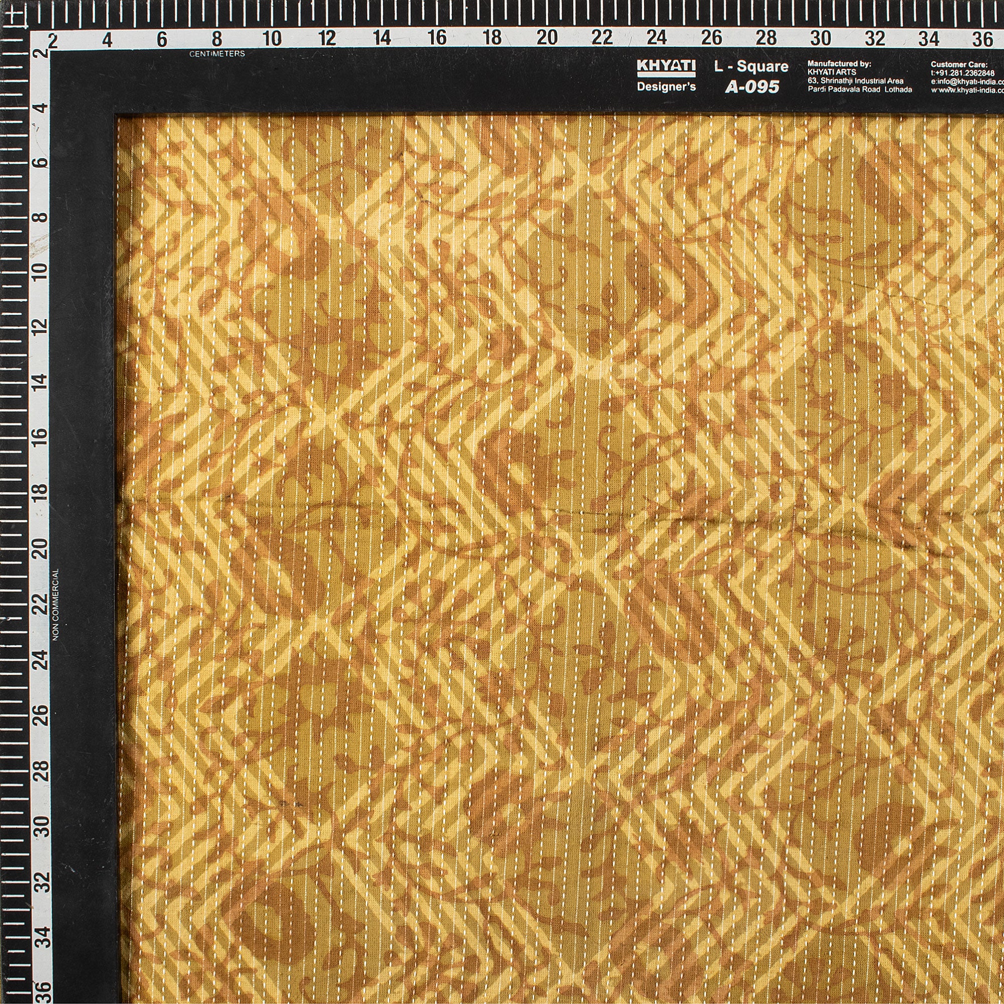 Hand Block Printed Dabu Cotton Material Fabric - Image 3