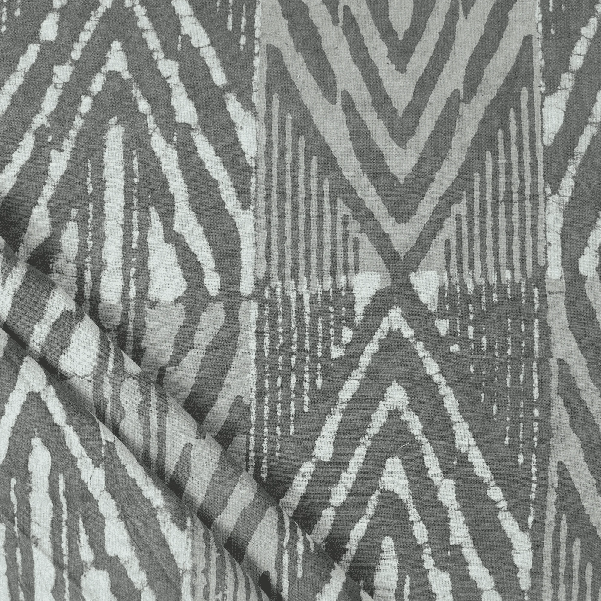 Block Printed Pure Cotton Kashish Quilted Fabric Cloth - Image 2