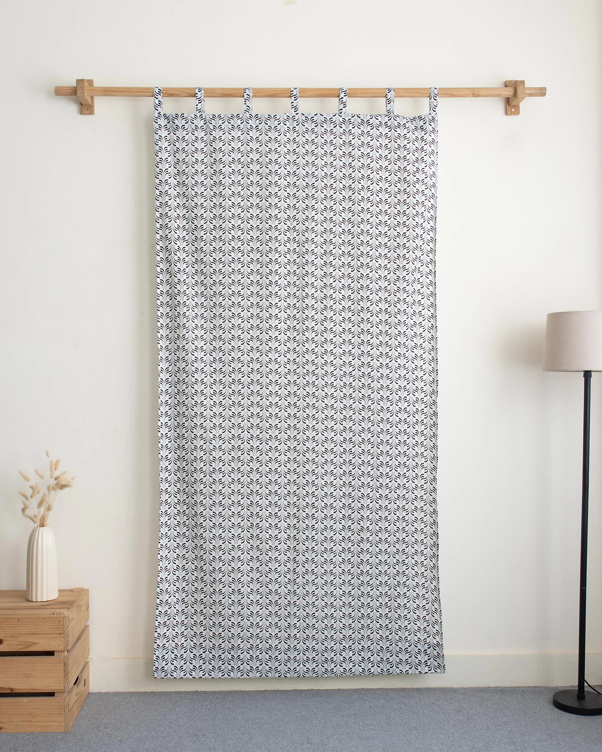 Organic Cotton Block Printed Curtains for Home Decor - Image 5