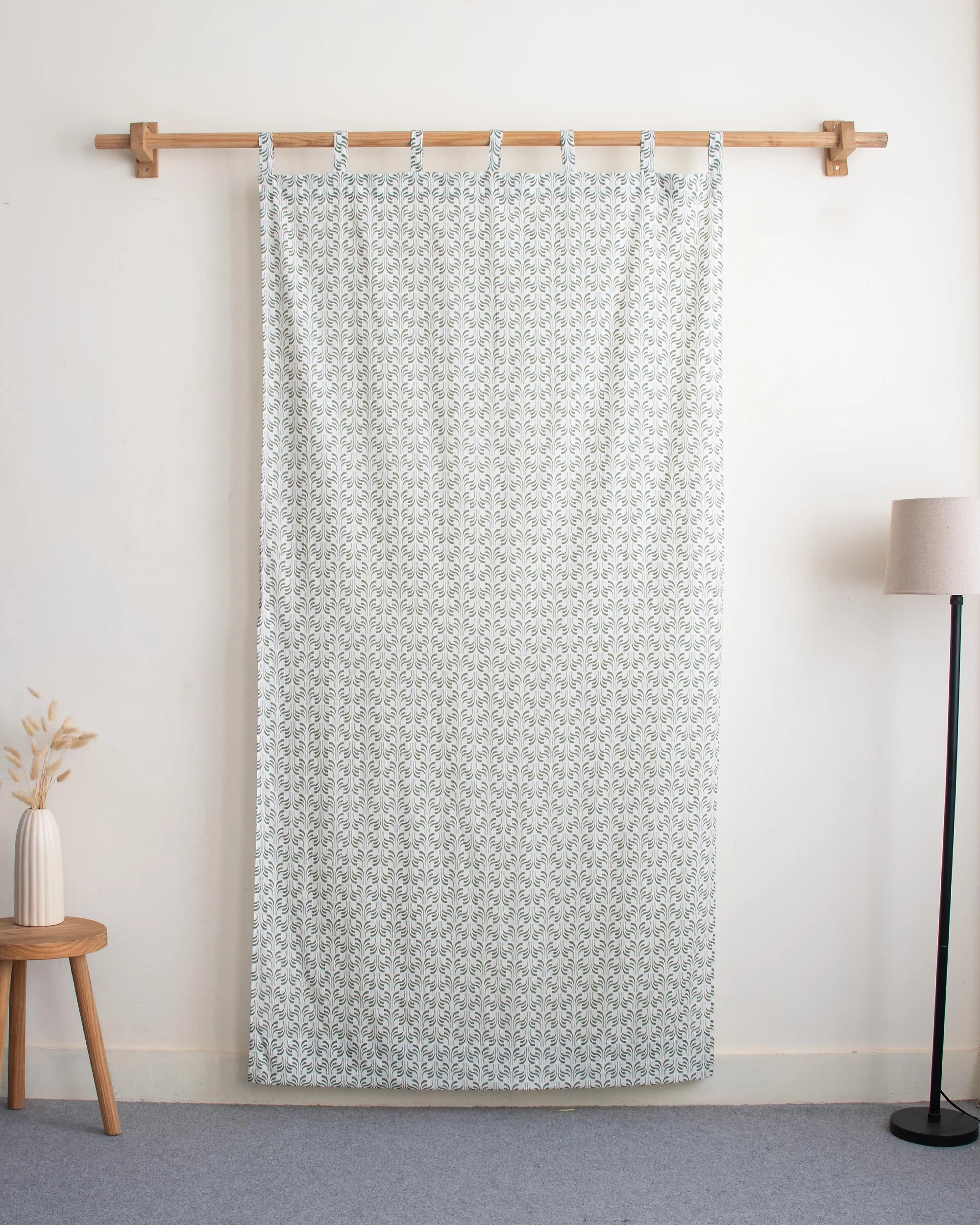 Indian Design Block Printed Cotton Curtains For Room Decor - Image 5