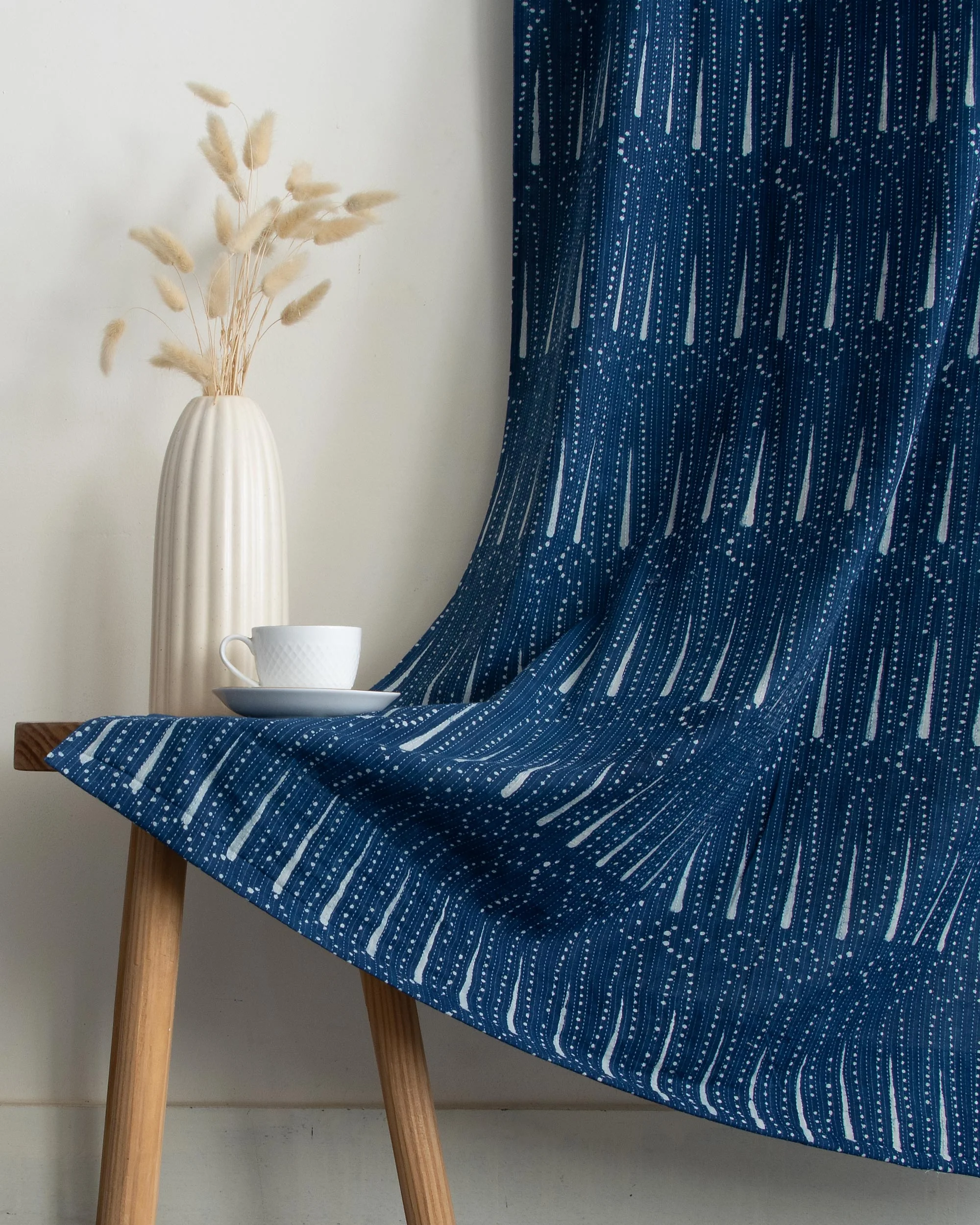 Handcrafted Indian Block Printed Cotton Curtains