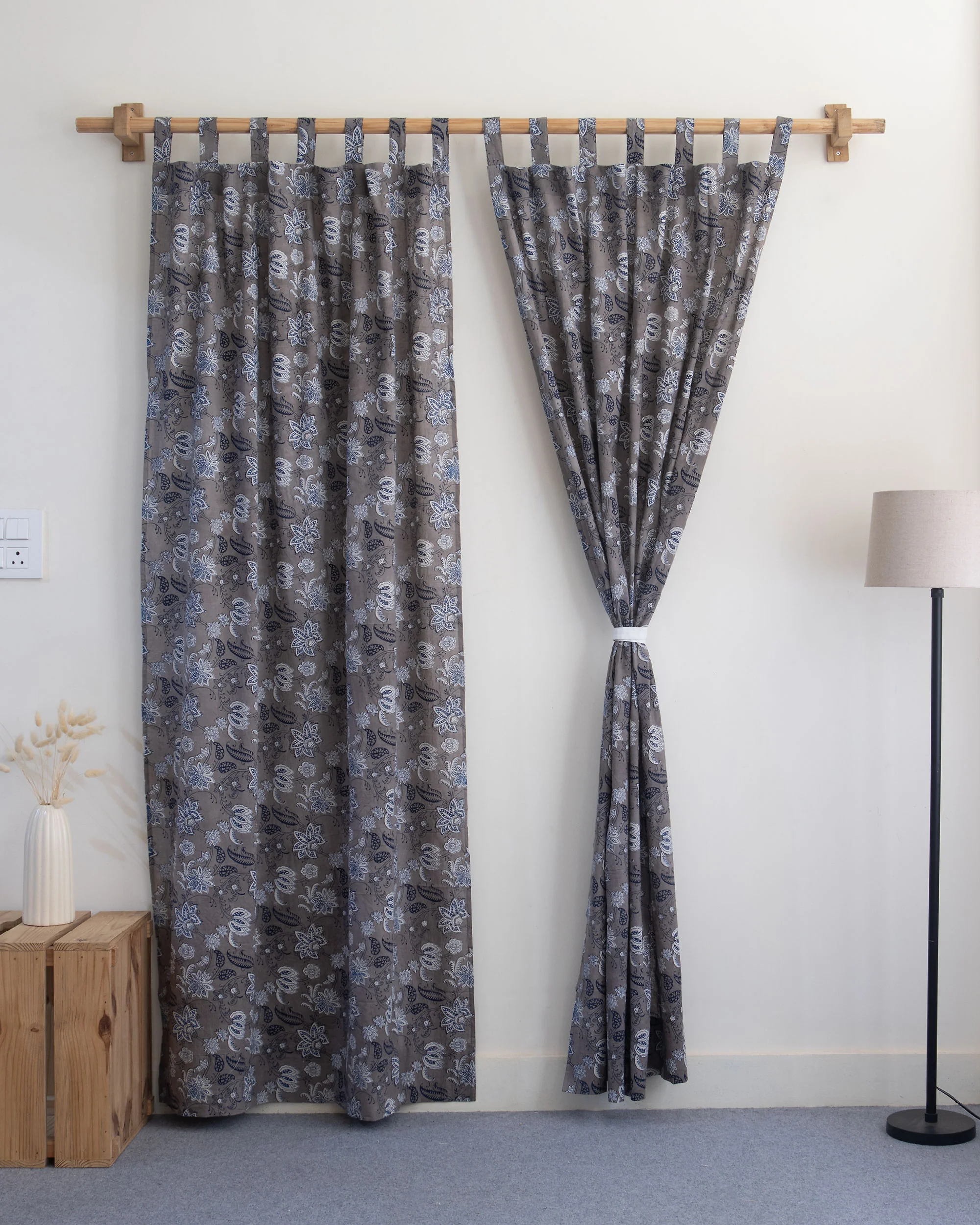 Indian Block Printed Curtains for Bedroom - Image 3