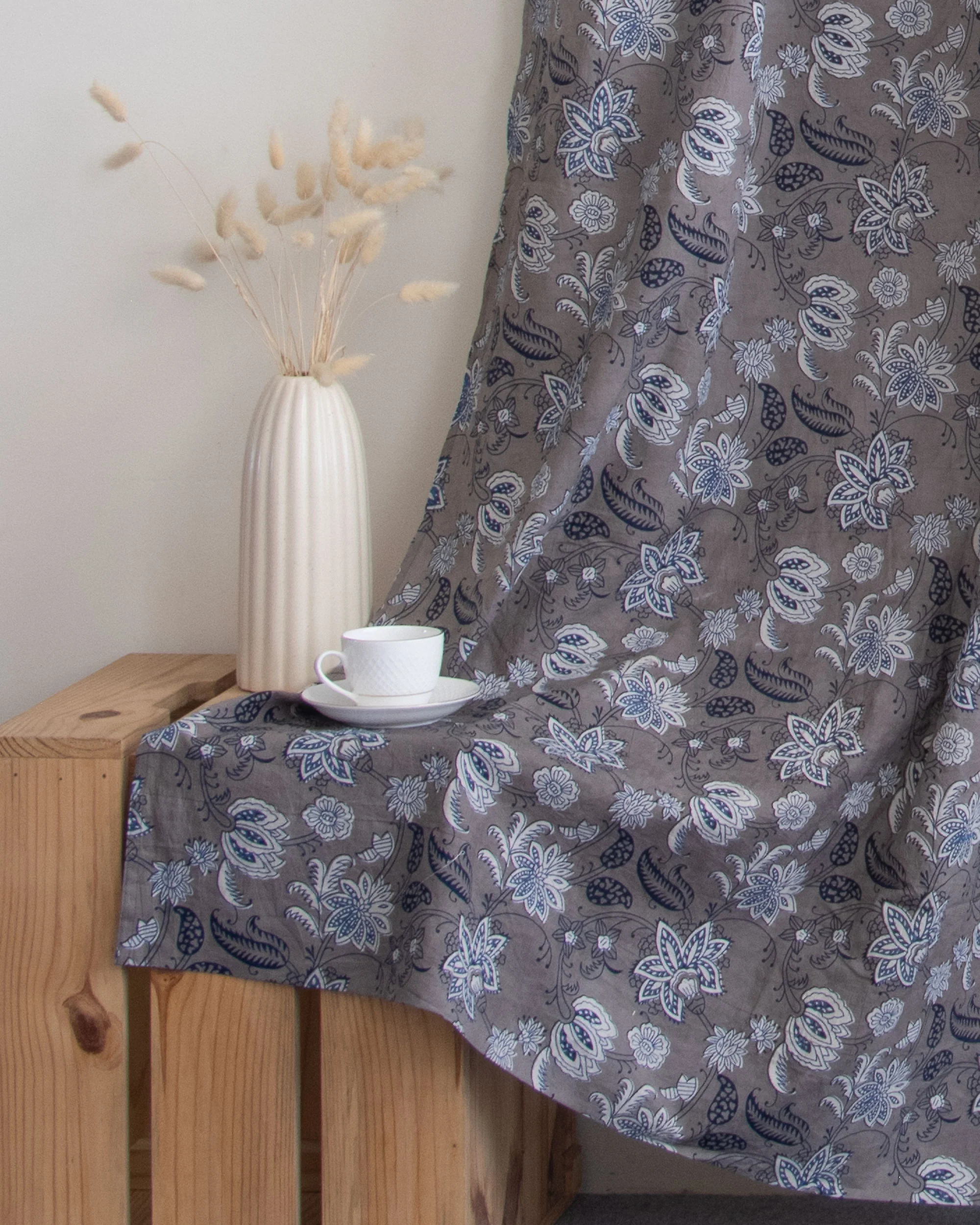 Indian Block Printed Curtains for Bedroom - Image 4