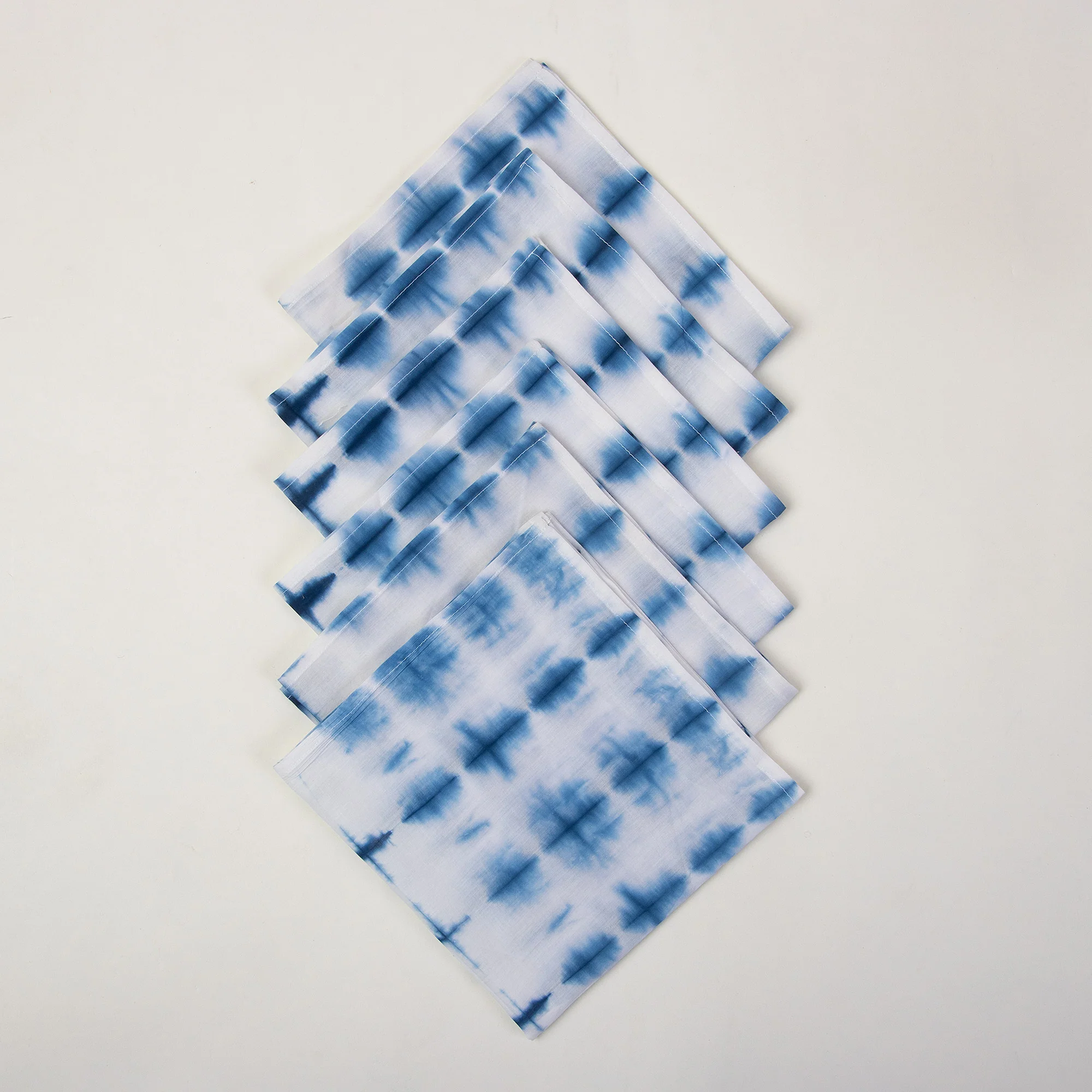 Indian Cotton Tie Dye Dinner Napkins