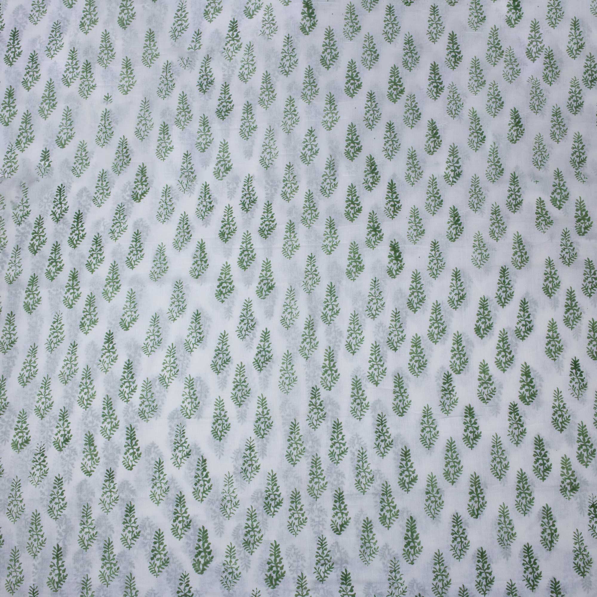 Indian Hand Block Pure Cotton Printed Voile Fabric - Image 5