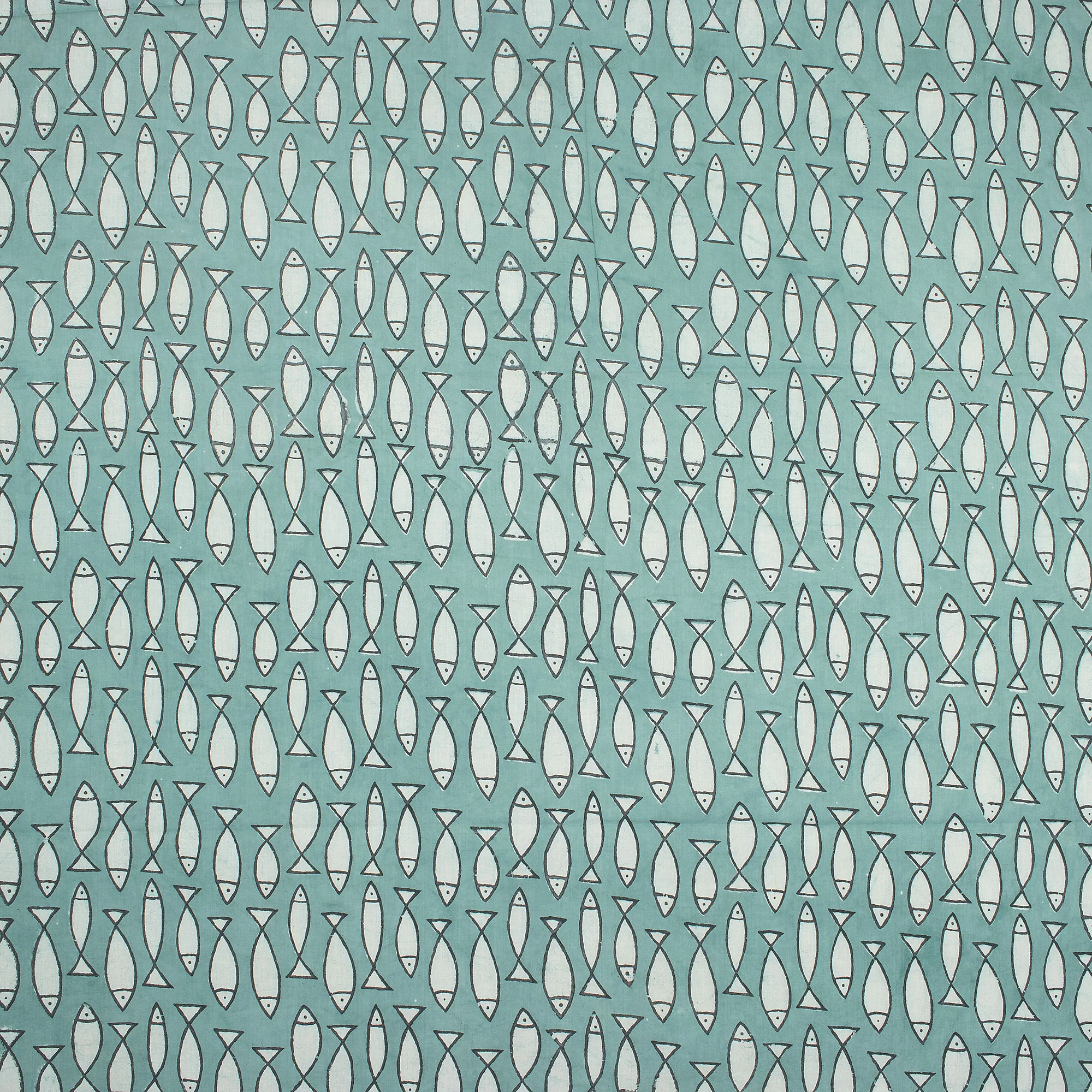 Indian Hand Block Print Fabric Cotton Bagru Fabric - Image 2