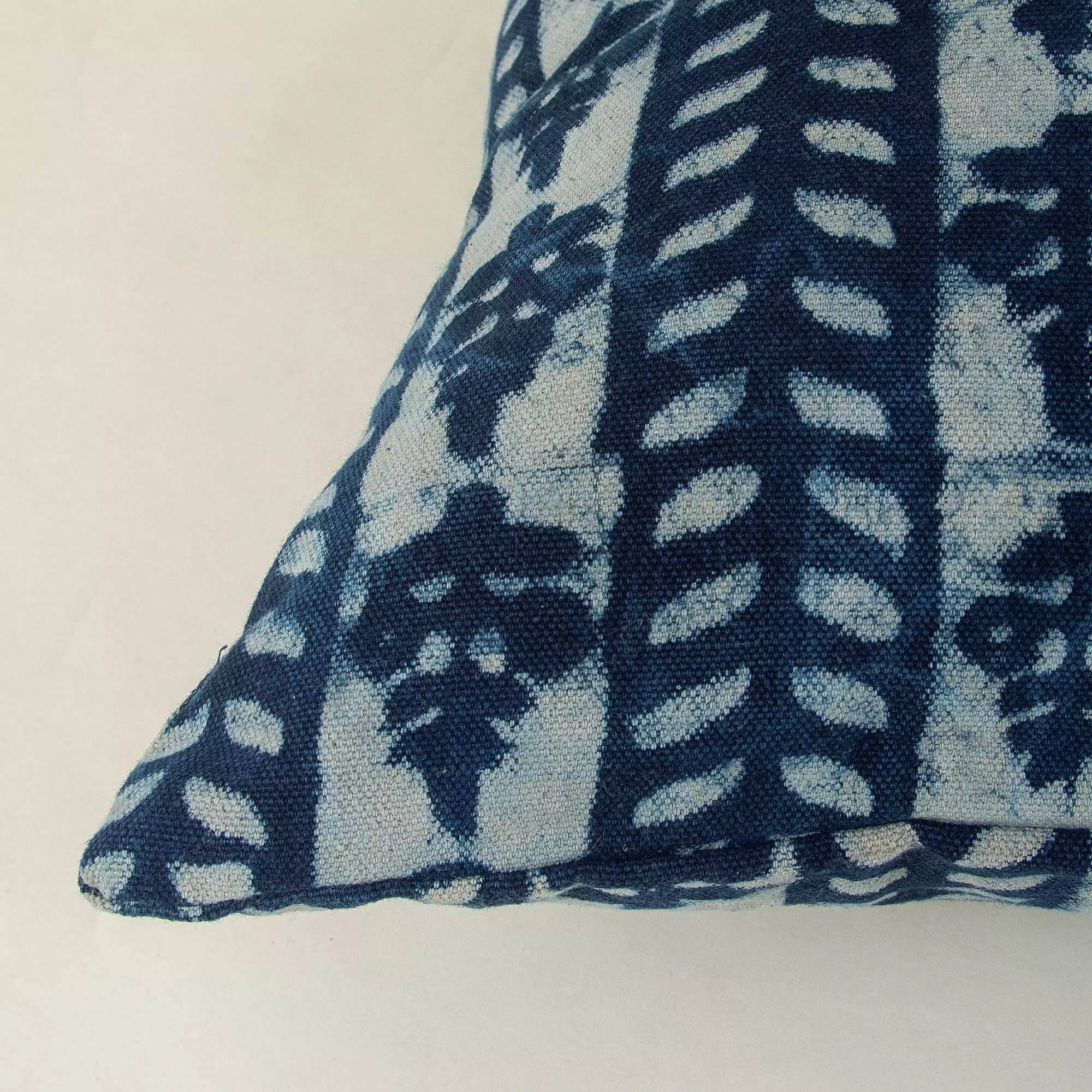 Indian Hand Block Printed Cotton Canvas Cushion Cover - Image 3