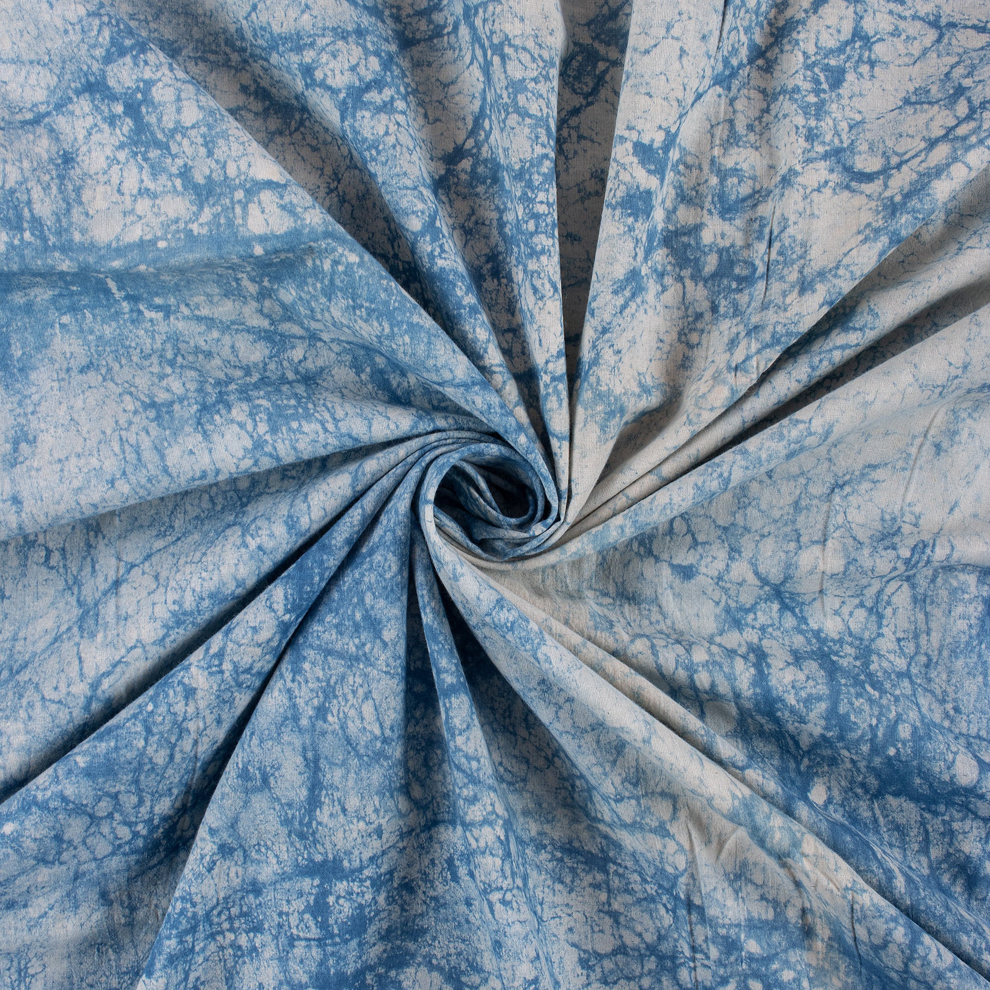 Indian Hand Block Printed Organic Cotton Fabric - Image 2