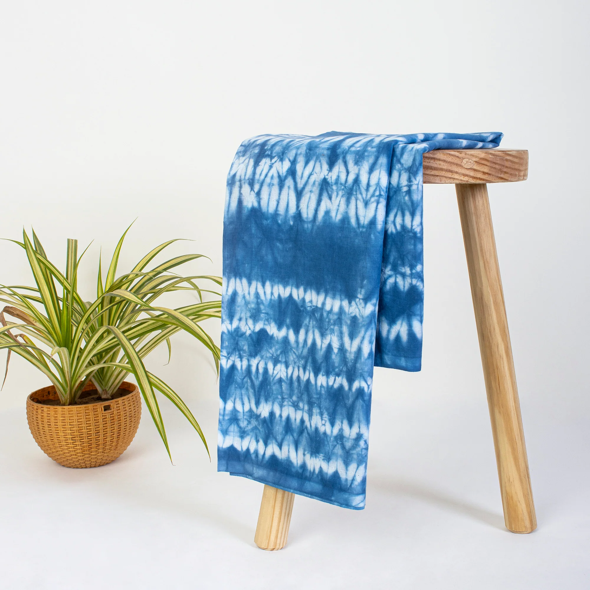 Indian Hand Tie Dye Shibori Fabric