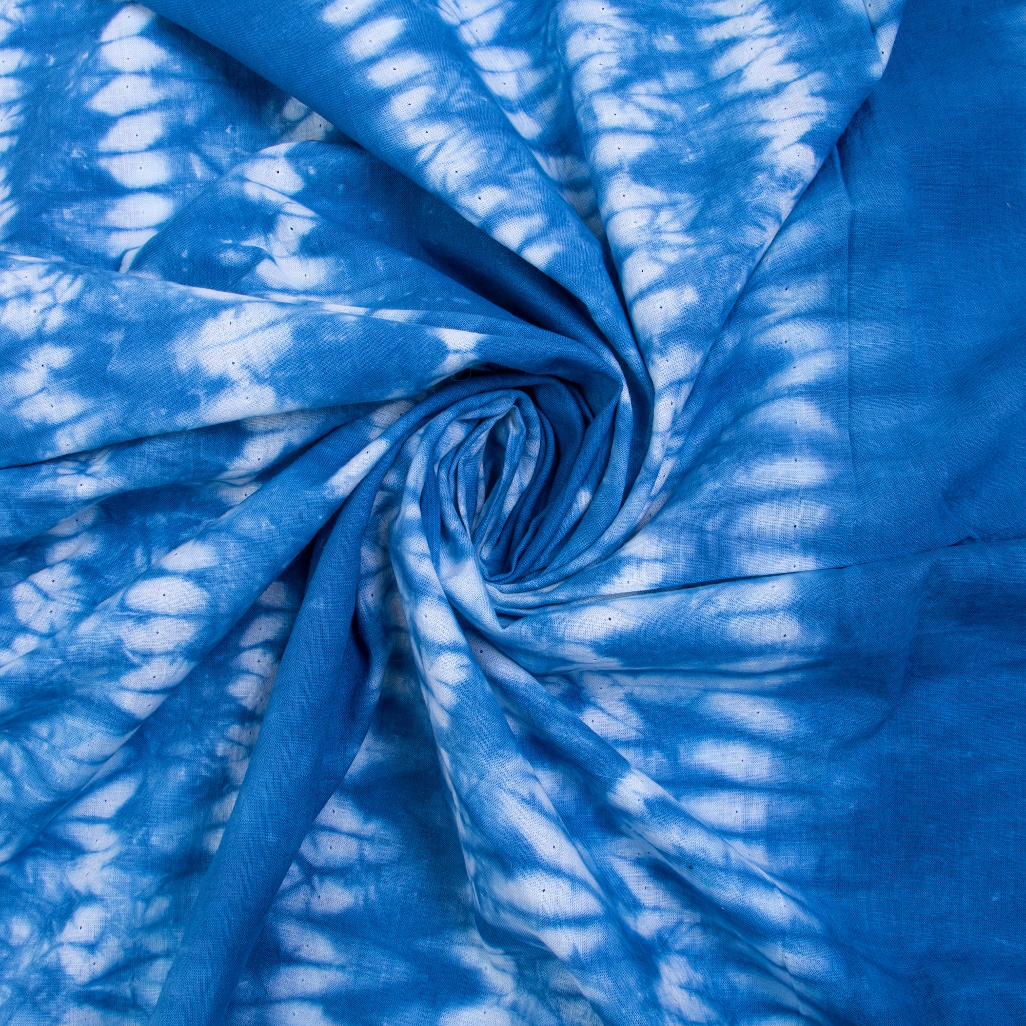 Indian Hand Tie Dye Shibori Fabric - Image 4