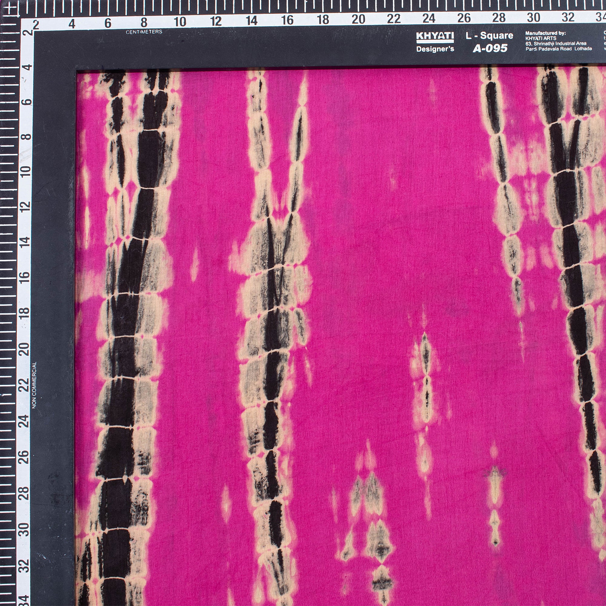 Indian Handmade Tie Dye Shibori Fabric - Image 3