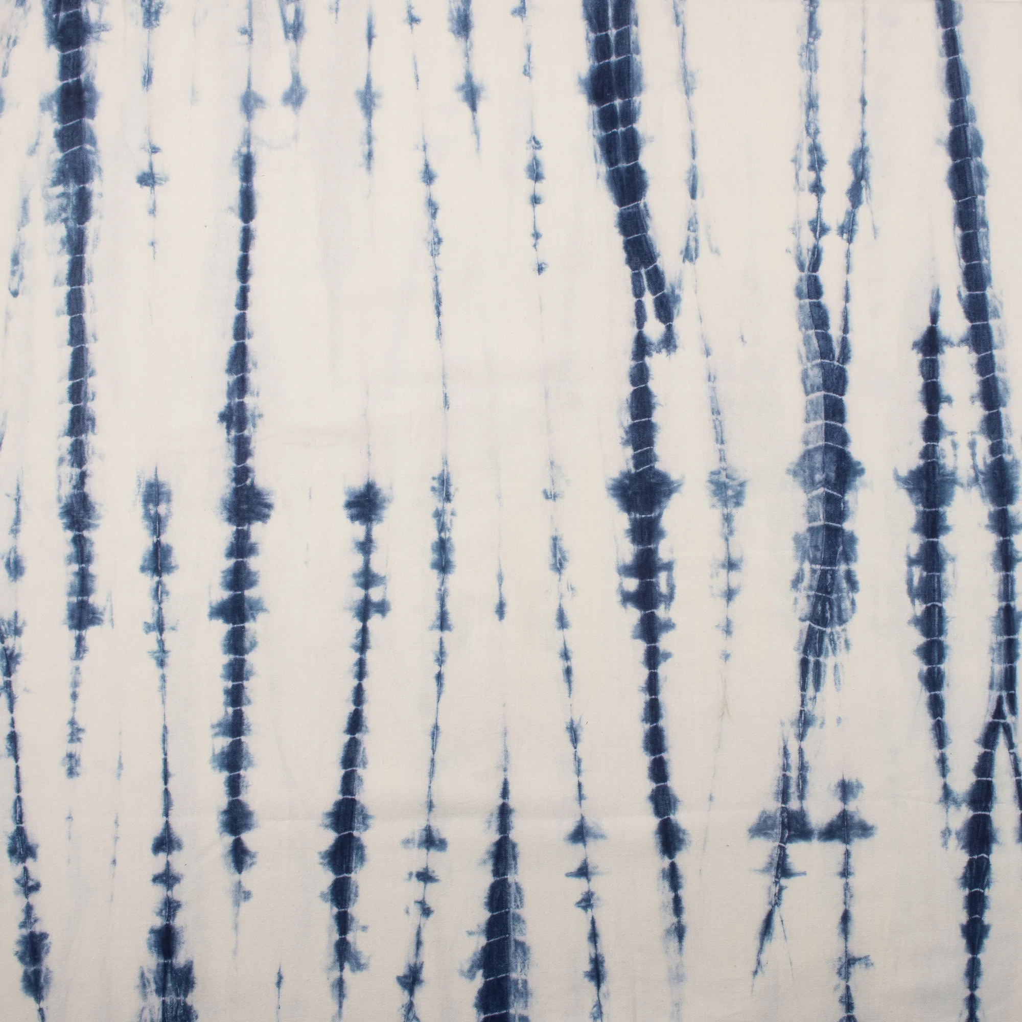 Blue Hand Dyed Canvas Cotton Running Fabric Cloth - Image 5