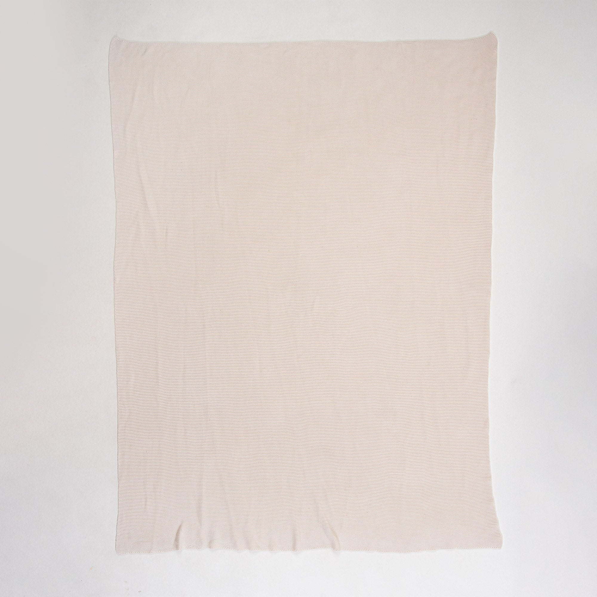 Indian Organic Cotton Knitted Throw Blanket - Image 3