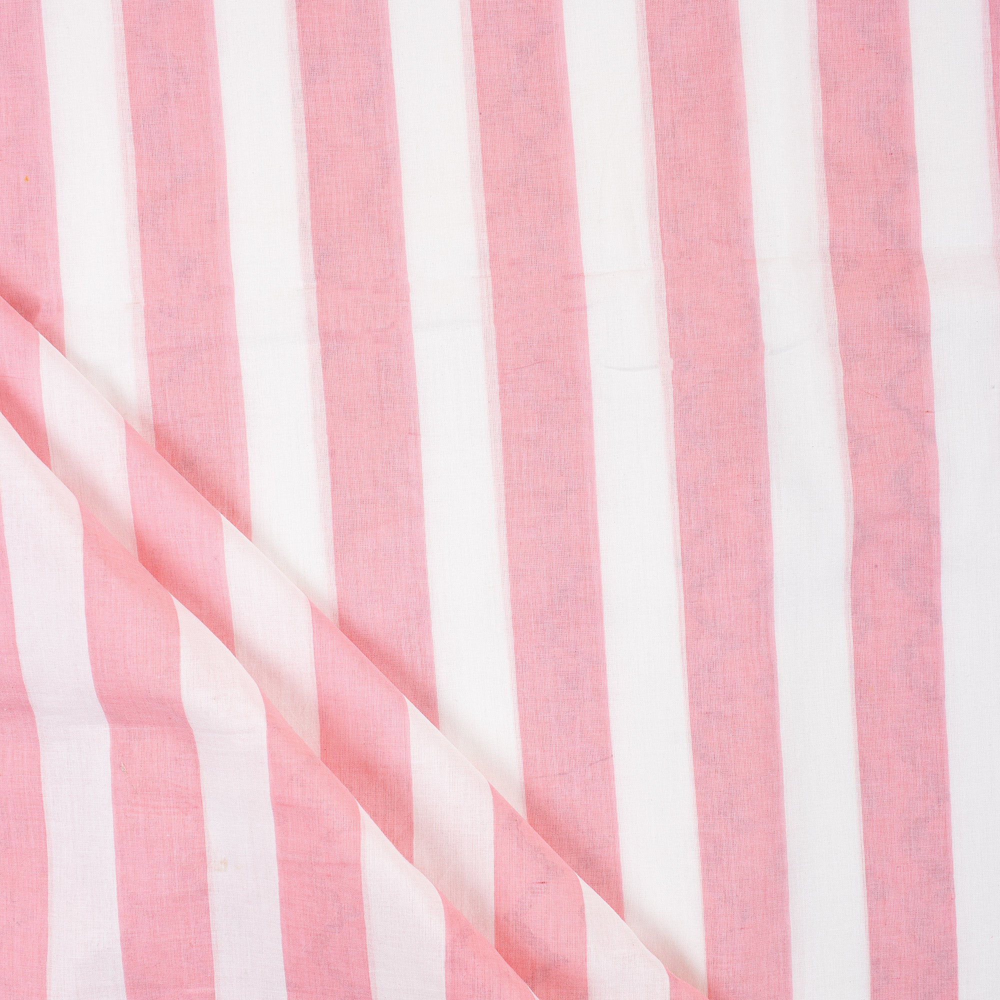 Indian Stripe Hand Block Printed Running Fabric
