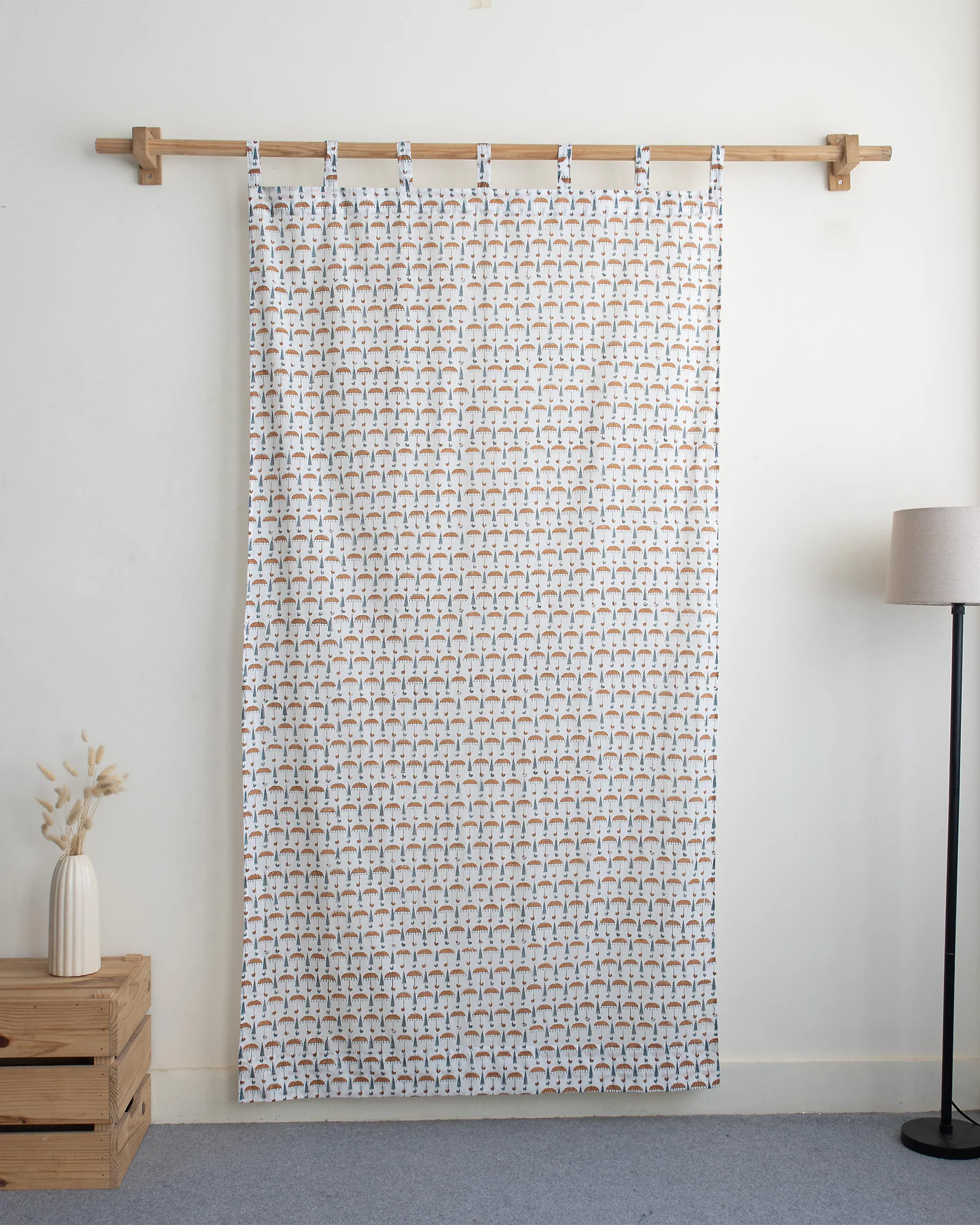 Umbrella Block Printed Premium Quality Curtains - Image 5