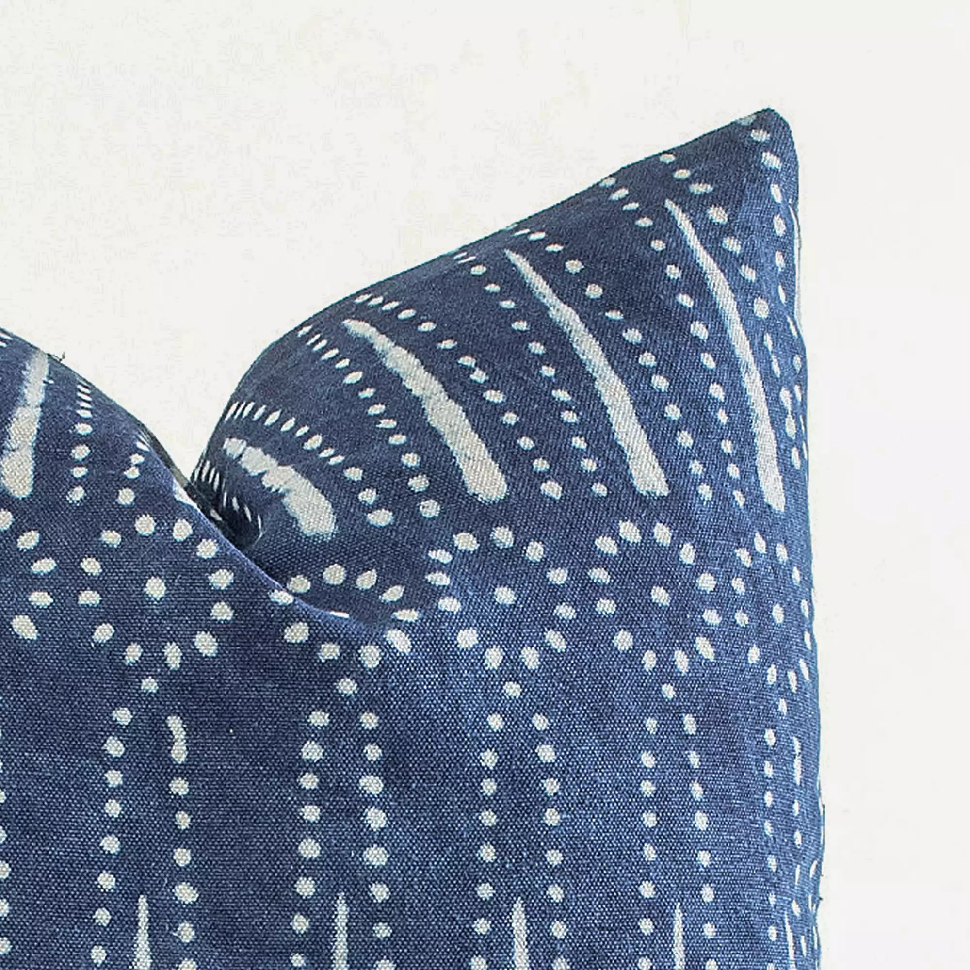 Indigo Handmade Canvas Cushion Cover - Image 3