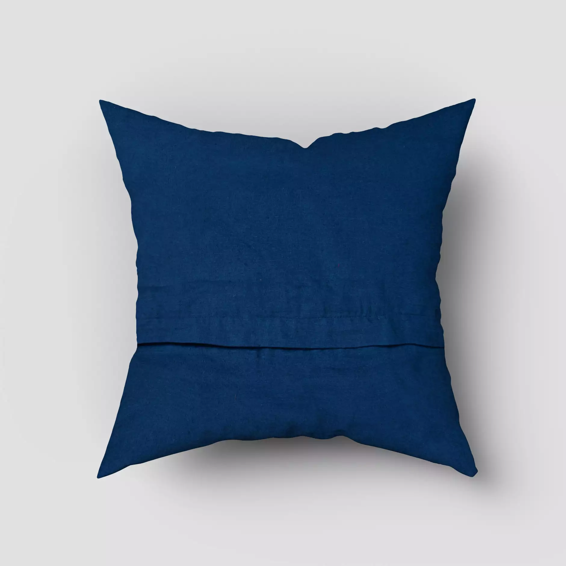 Indigo Pure Cotton Hand Block Printed Cushion Cover - Image 2
