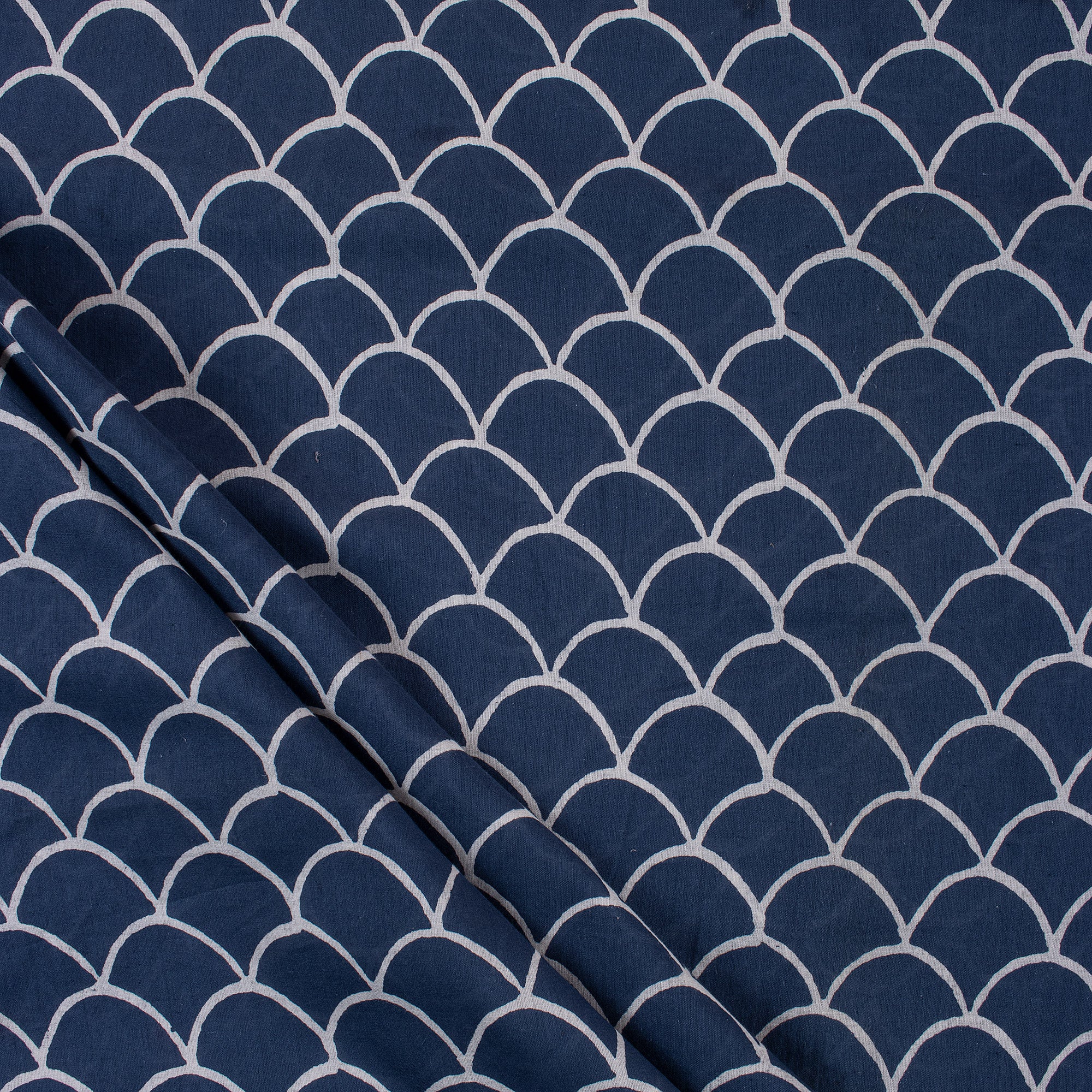 Premium Quality Indigo Blue Handmade Vegetable Dyed Fabric