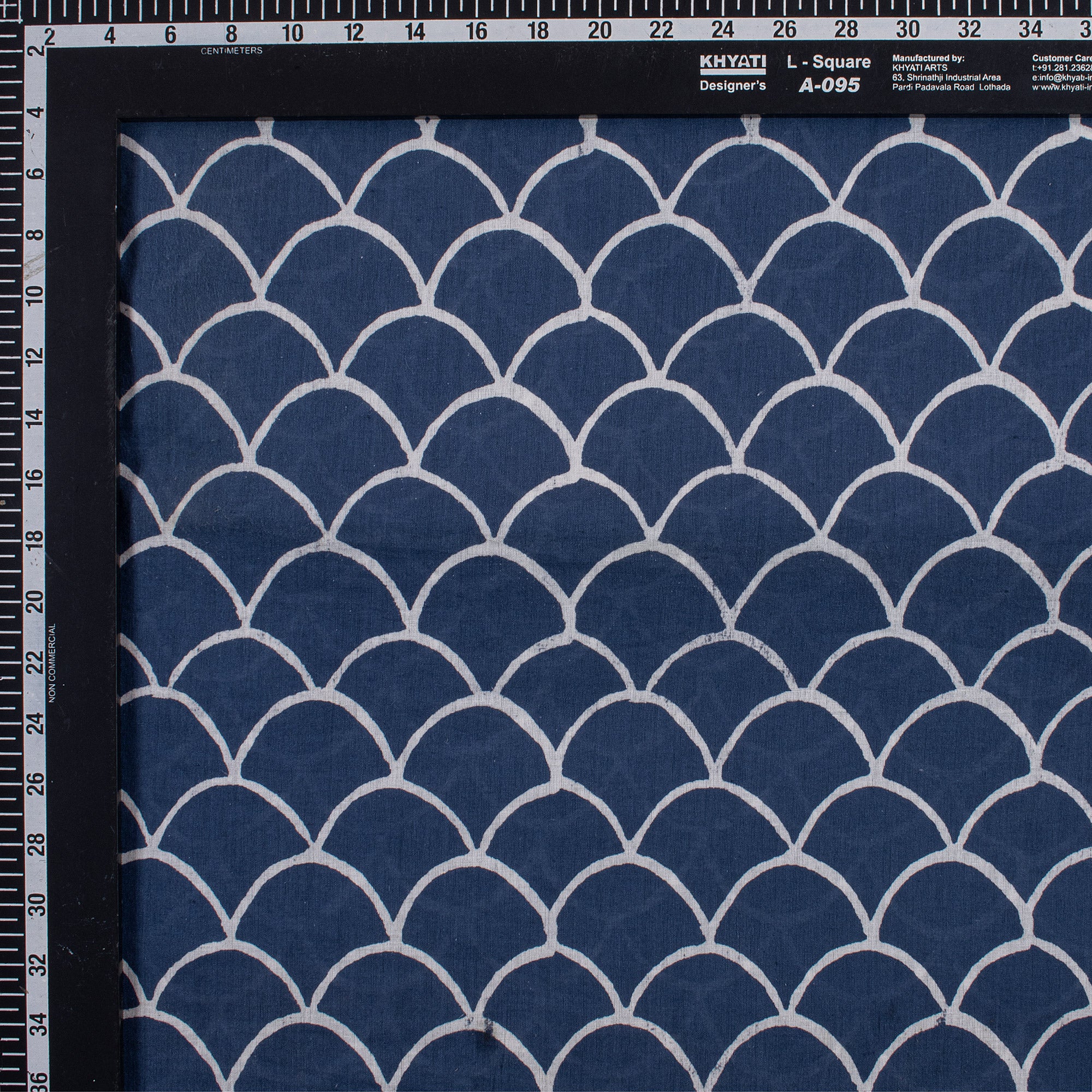 Premium Quality Indigo Blue Handmade Vegetable Dyed Fabric - Image 5
