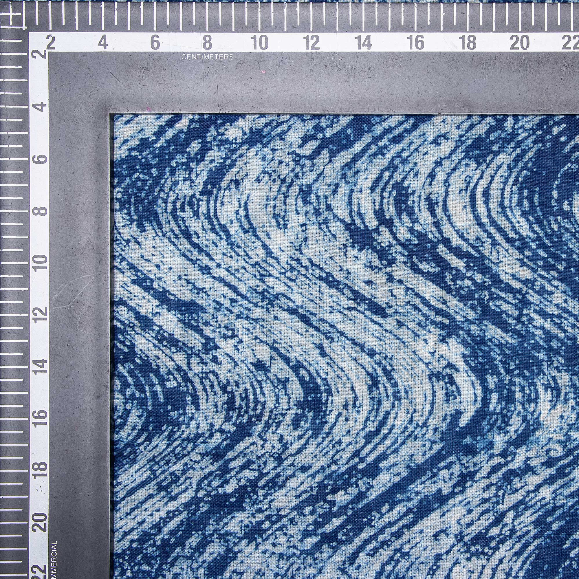 Jaipuri Indigo Blue Hand Dyed Pure Cotton Summer Dress Fabric