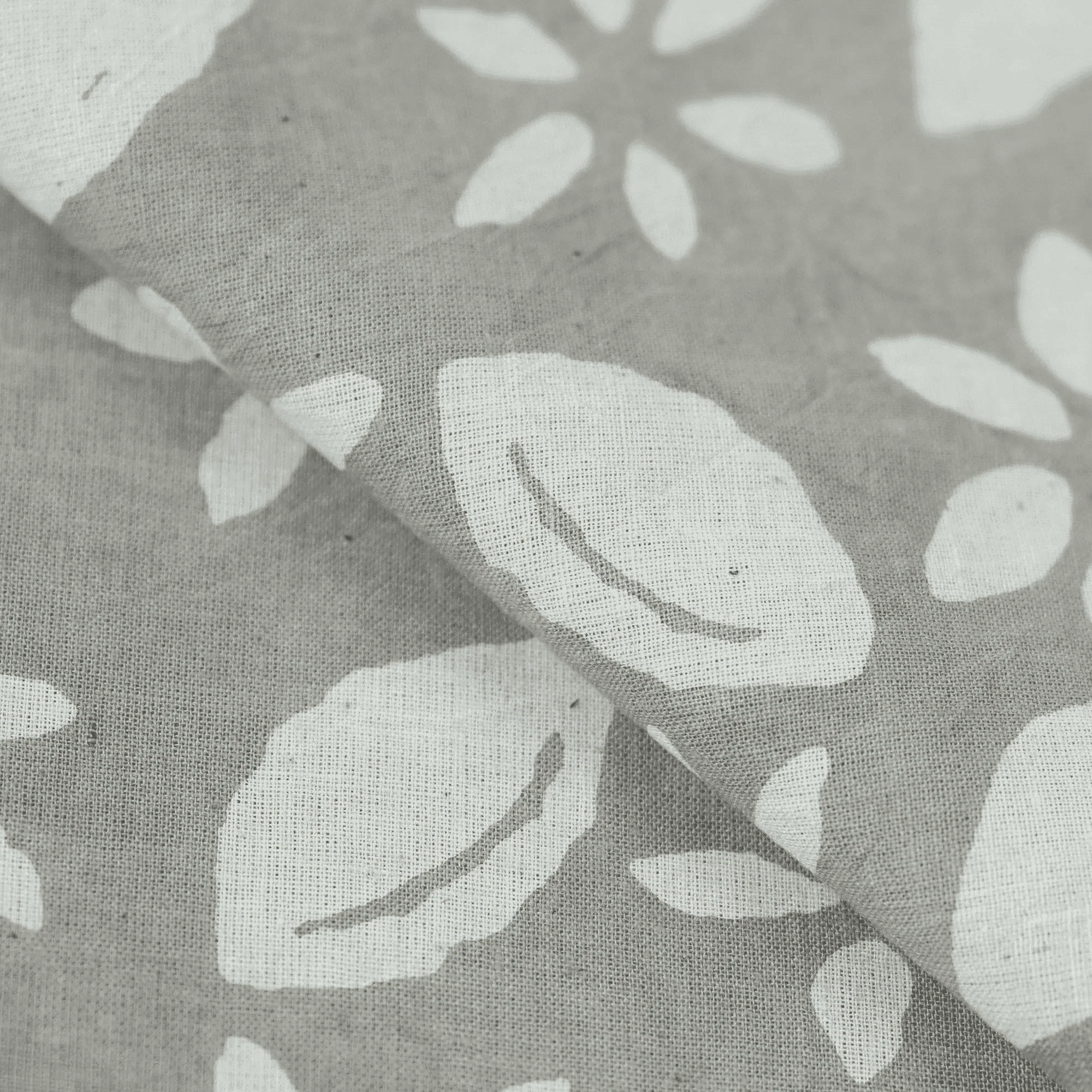 Floral Handcrafted Indian Pure Cotton Kashish Running Fabric - Image 3