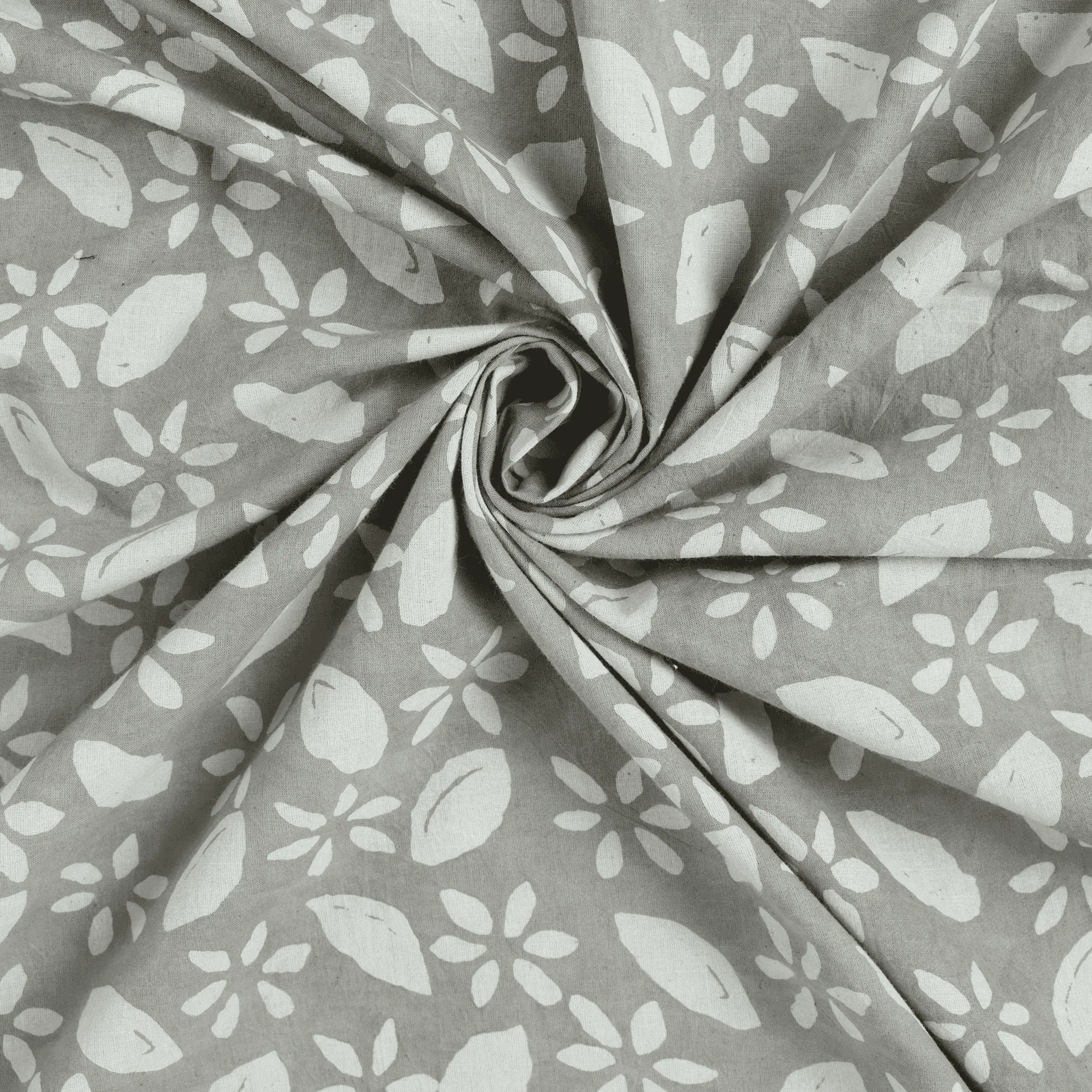 Floral Handcrafted Indian Pure Cotton Kashish Running Fabric - Image 5