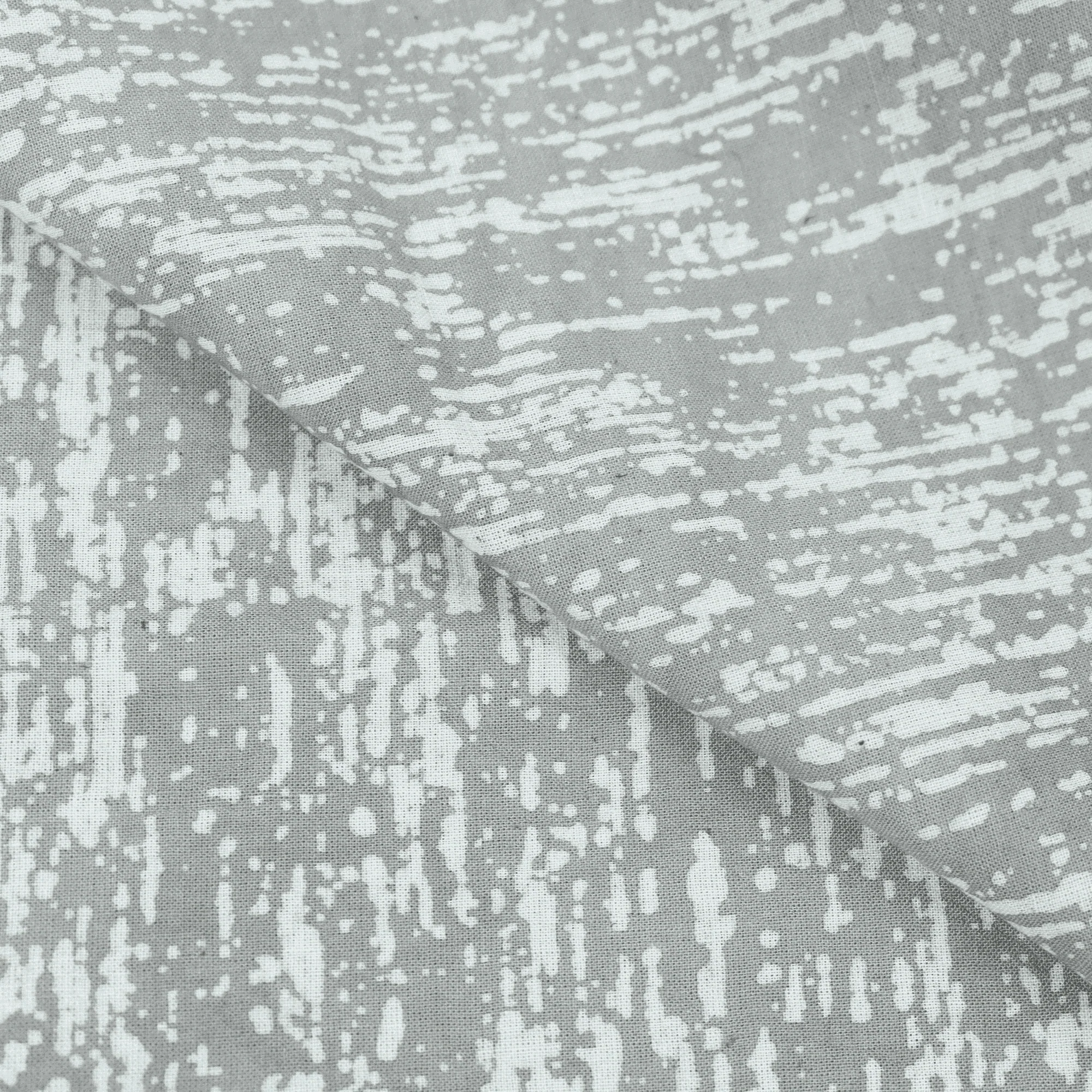 Hand Dyed Kashish Print Pure Cotton Indian Fabric For Curtains - Image 3
