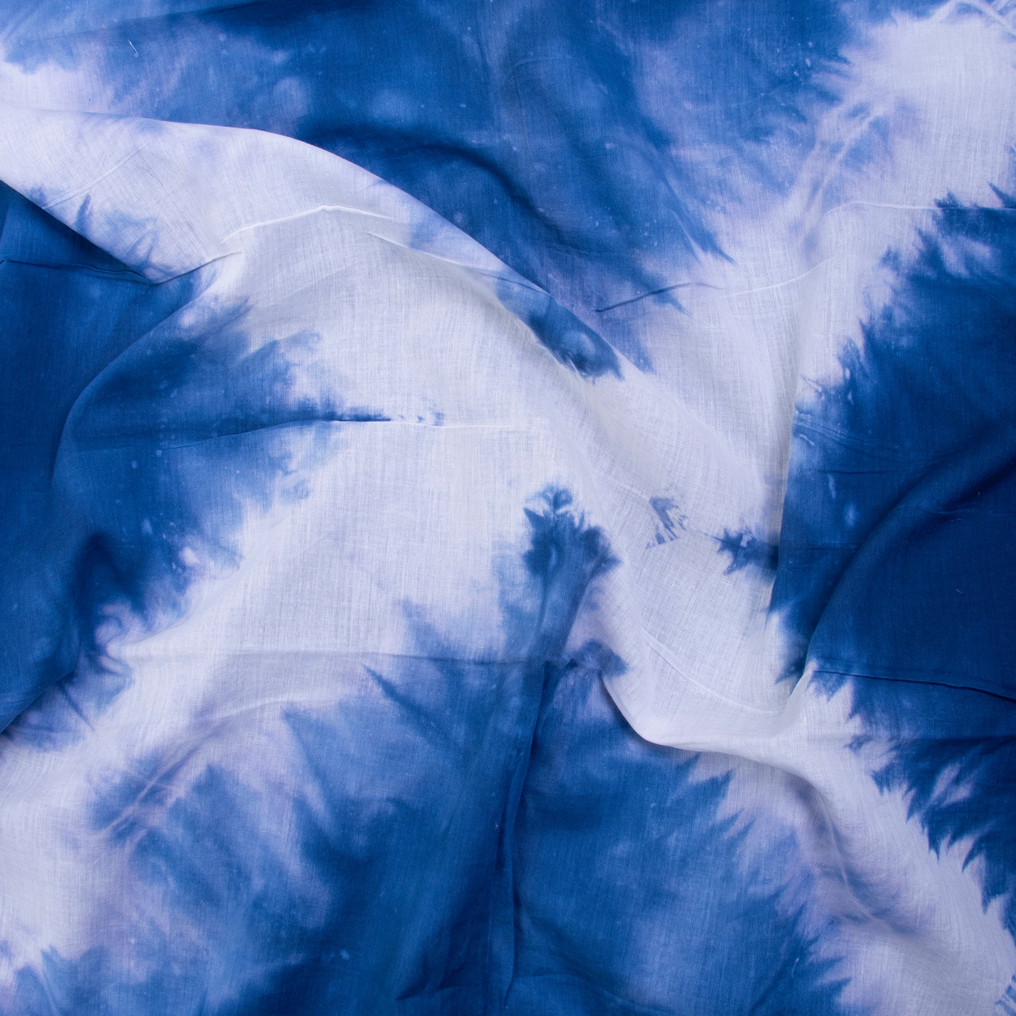 Handmade Tie Dye Cotton Running Kurtis Fabrics - Image 2