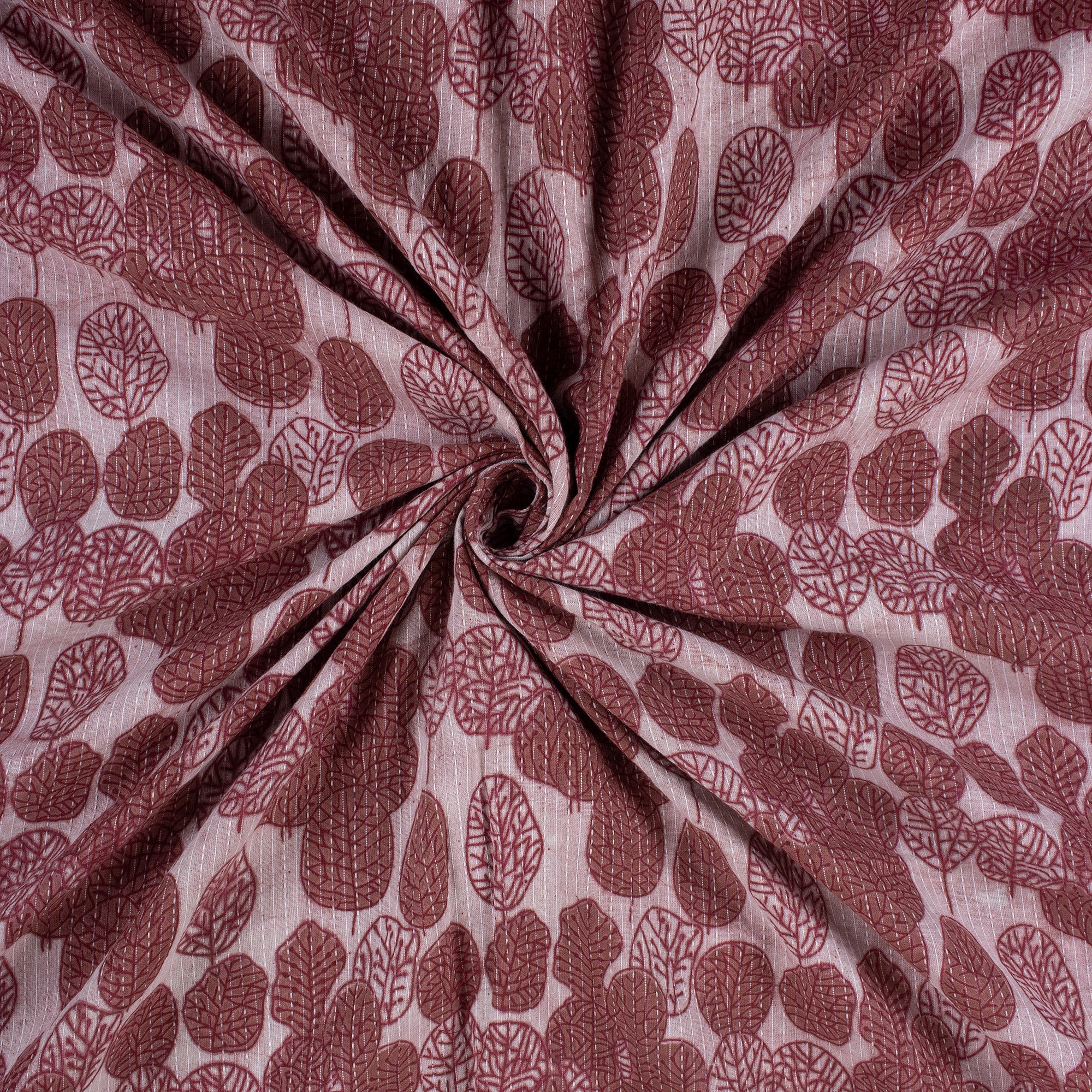 Handblocked Eco Friendly Cotton Kantha Fabric Yard - Image 2