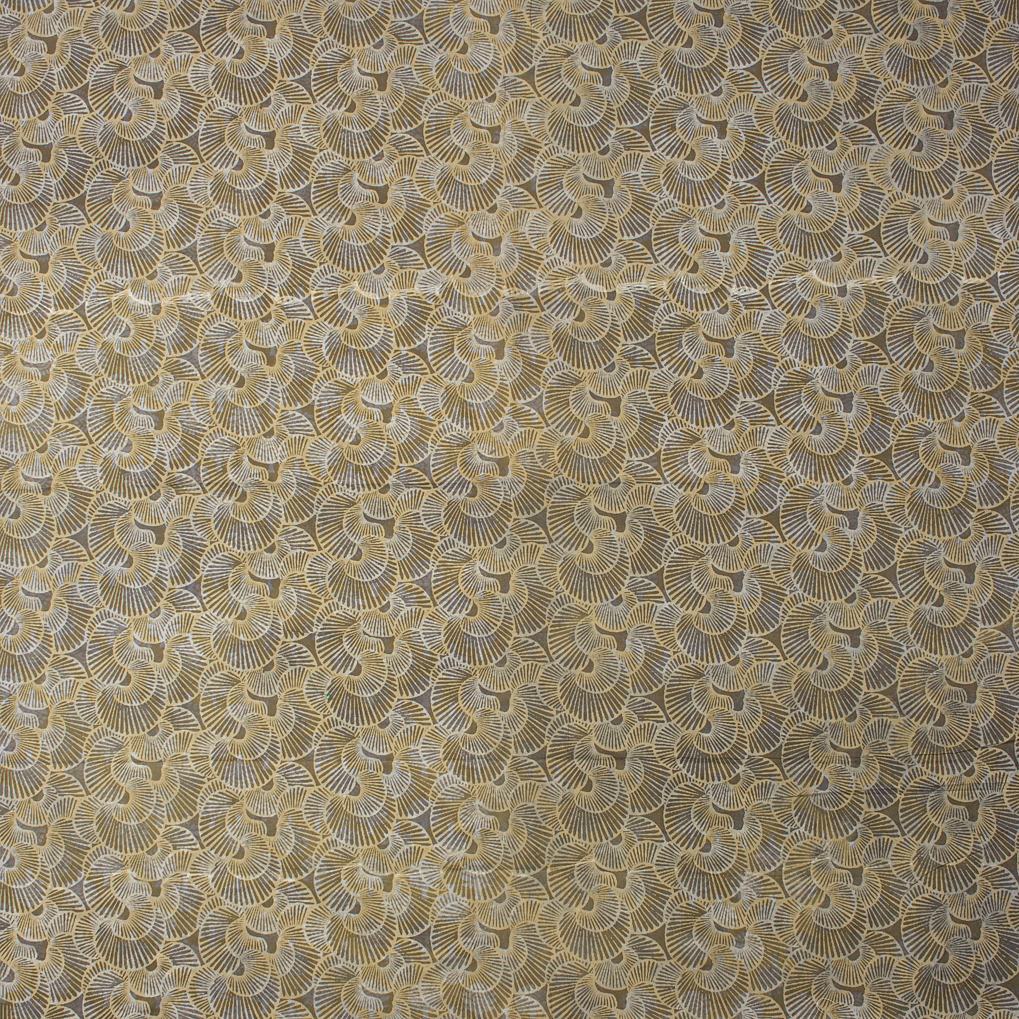 Ligh Weighted Cotton Hand Block Print Dabu Fabric - Image 2