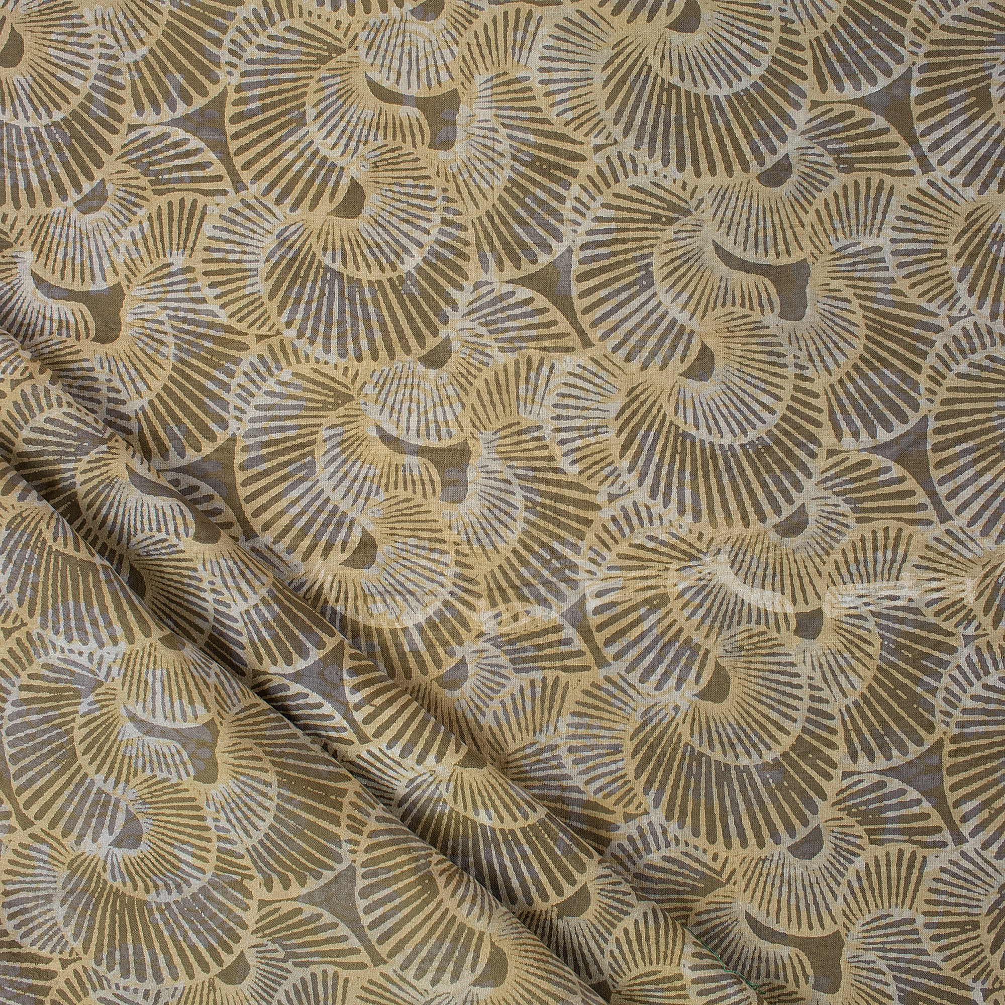 Ligh Weighted Cotton Hand Block Print Dabu Fabric - Image 4