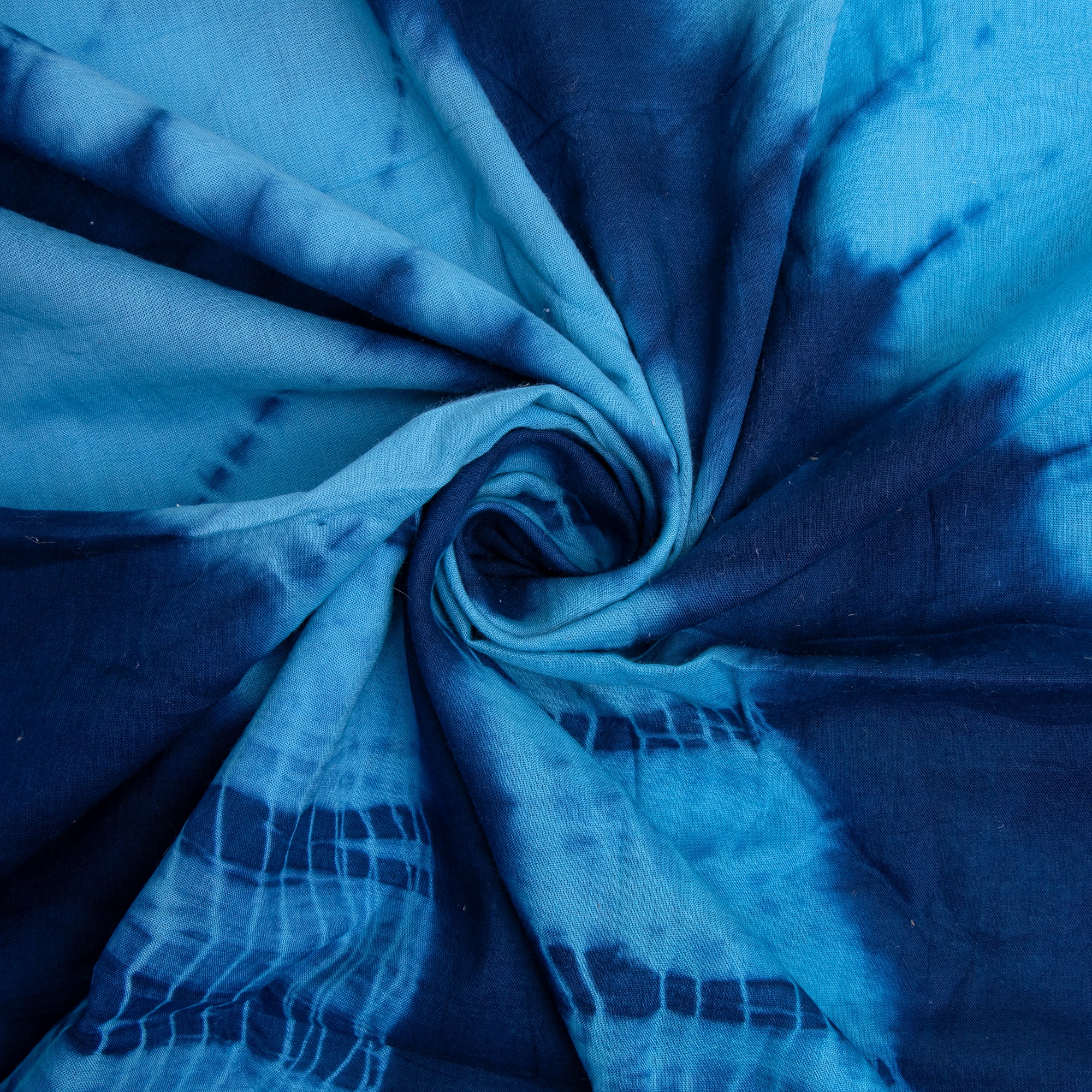 Multi Color Hand Dyed Indian Tie Dye Cotton Kaftan Fabrics