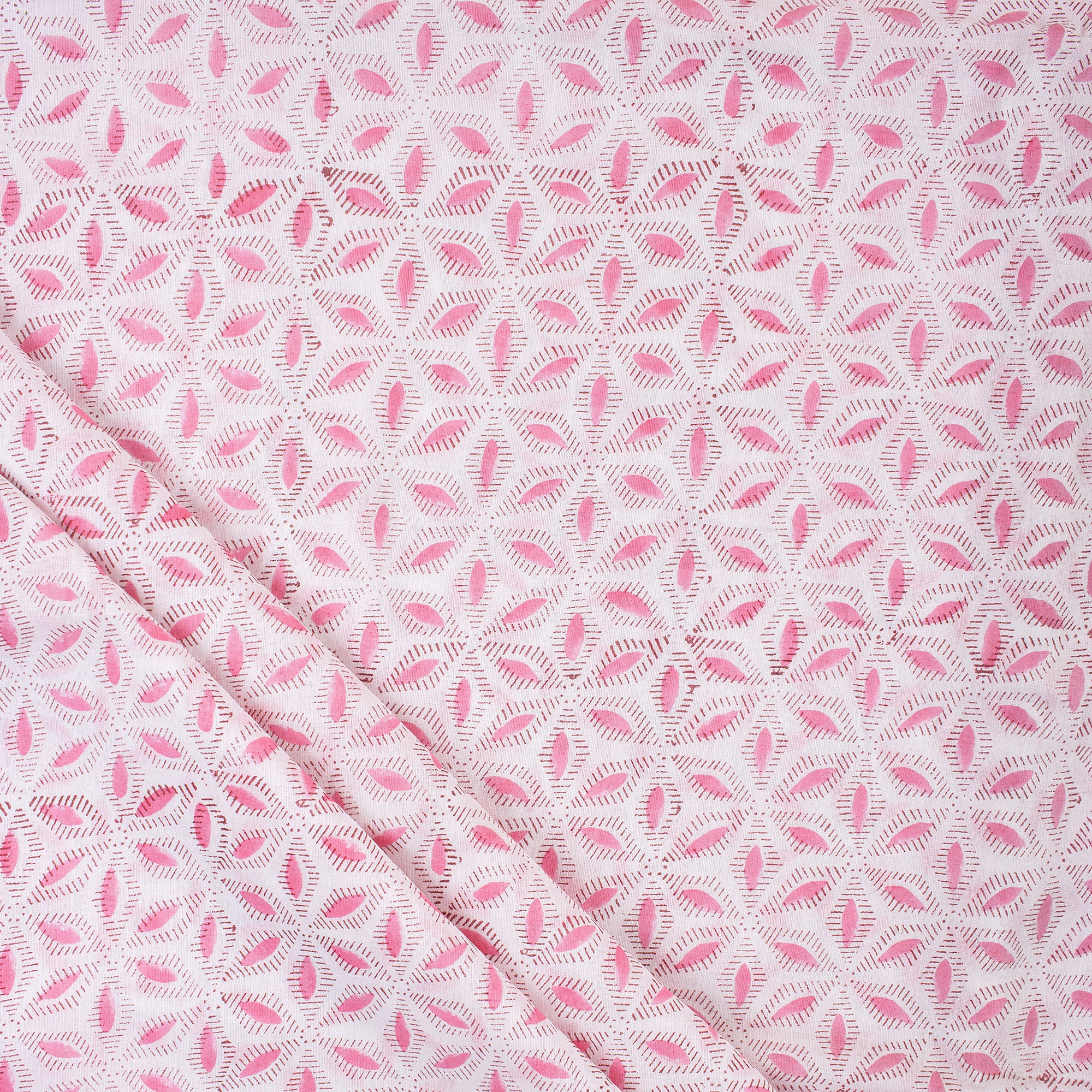 Light Hand Block Print Fabric
