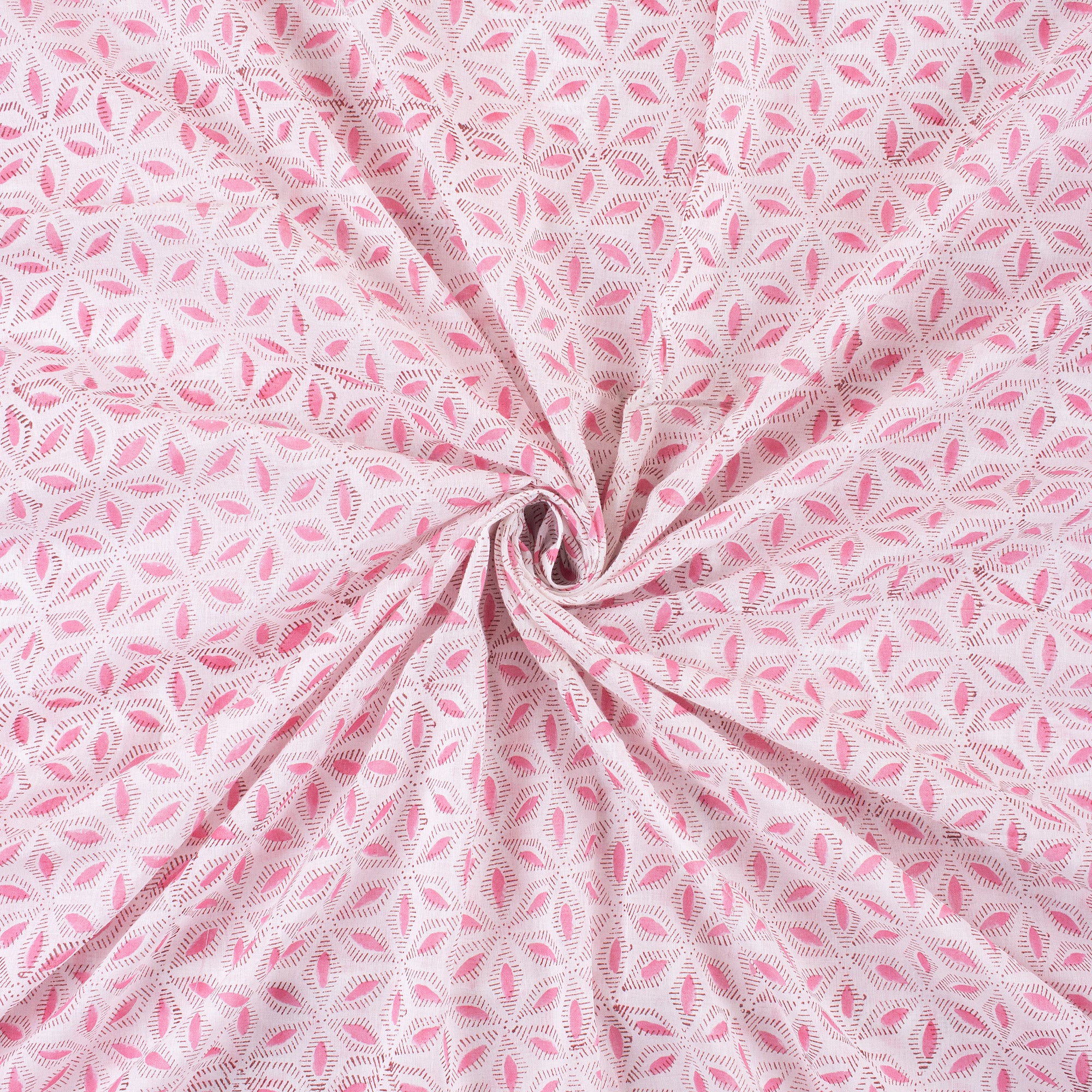 Light Hand Block Print Fabric - Image 2