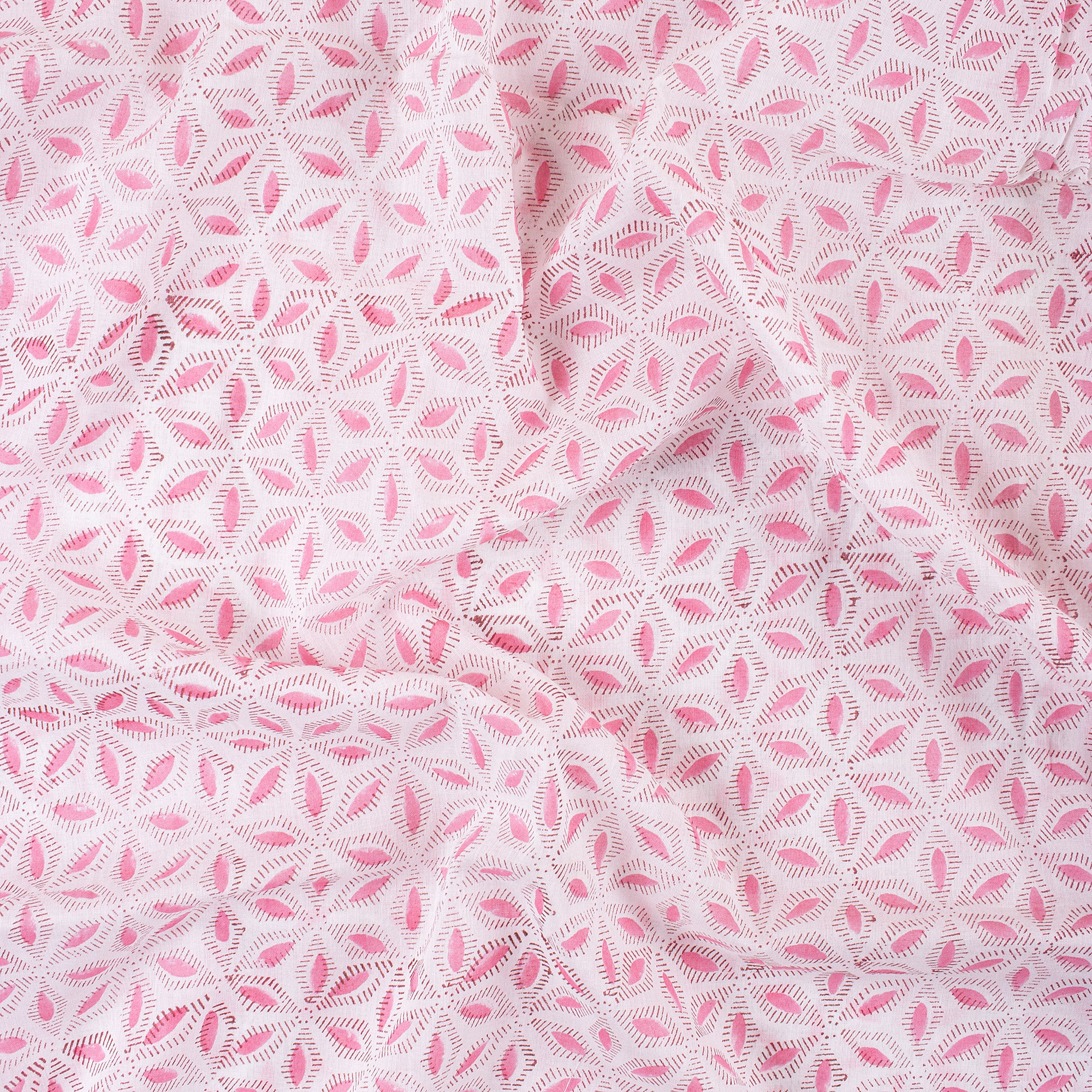 Light Hand Block Print Fabric - Image 3