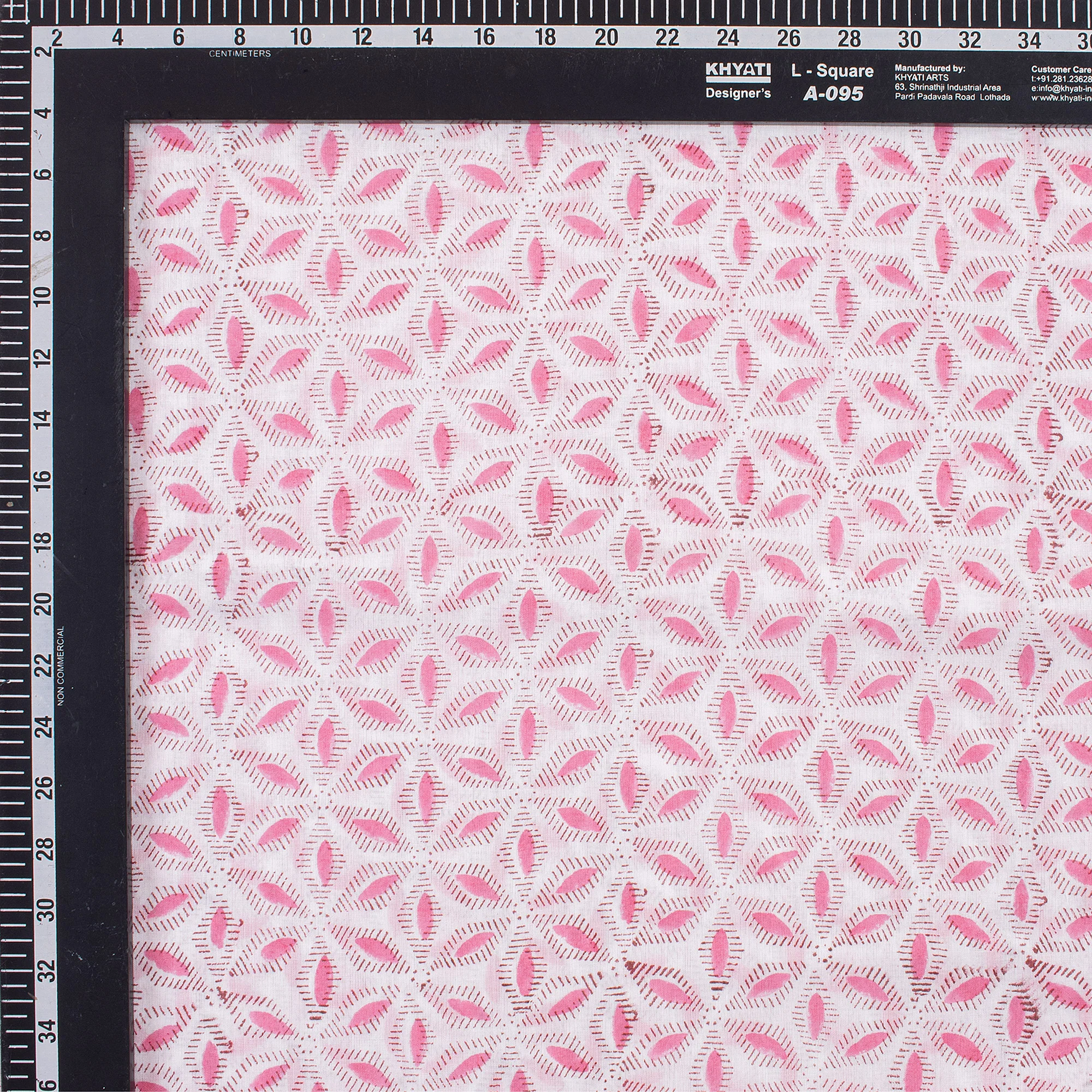 Light Hand Block Print Fabric - Image 5