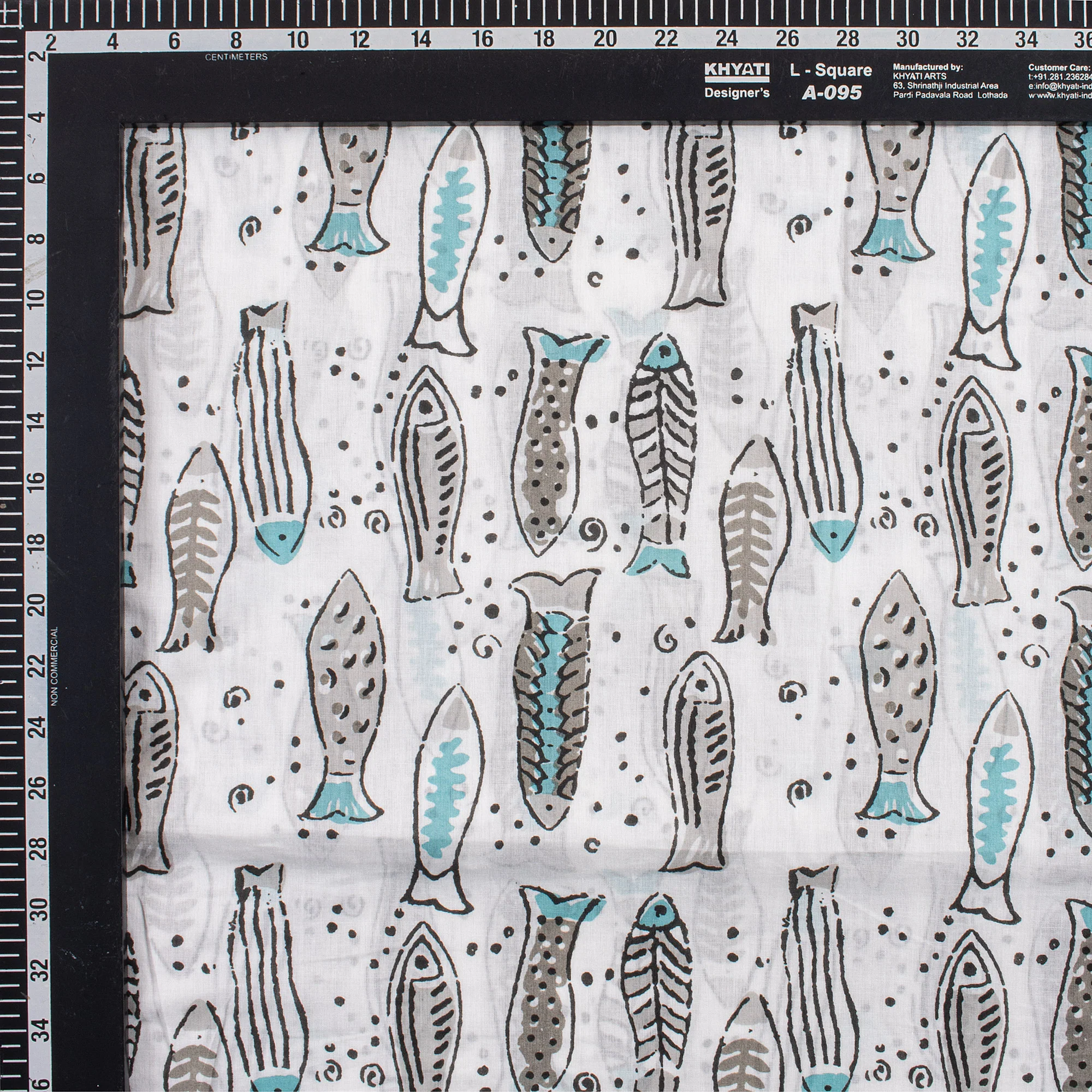 Light Weighted Hand Block Print Cloth Fabric - Image 5