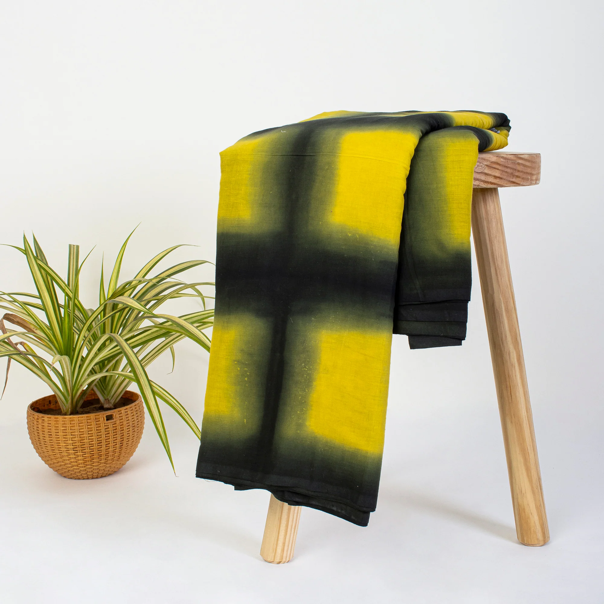 Multicolor Handmade Pure Cotton Fabric Cloth - Image 5