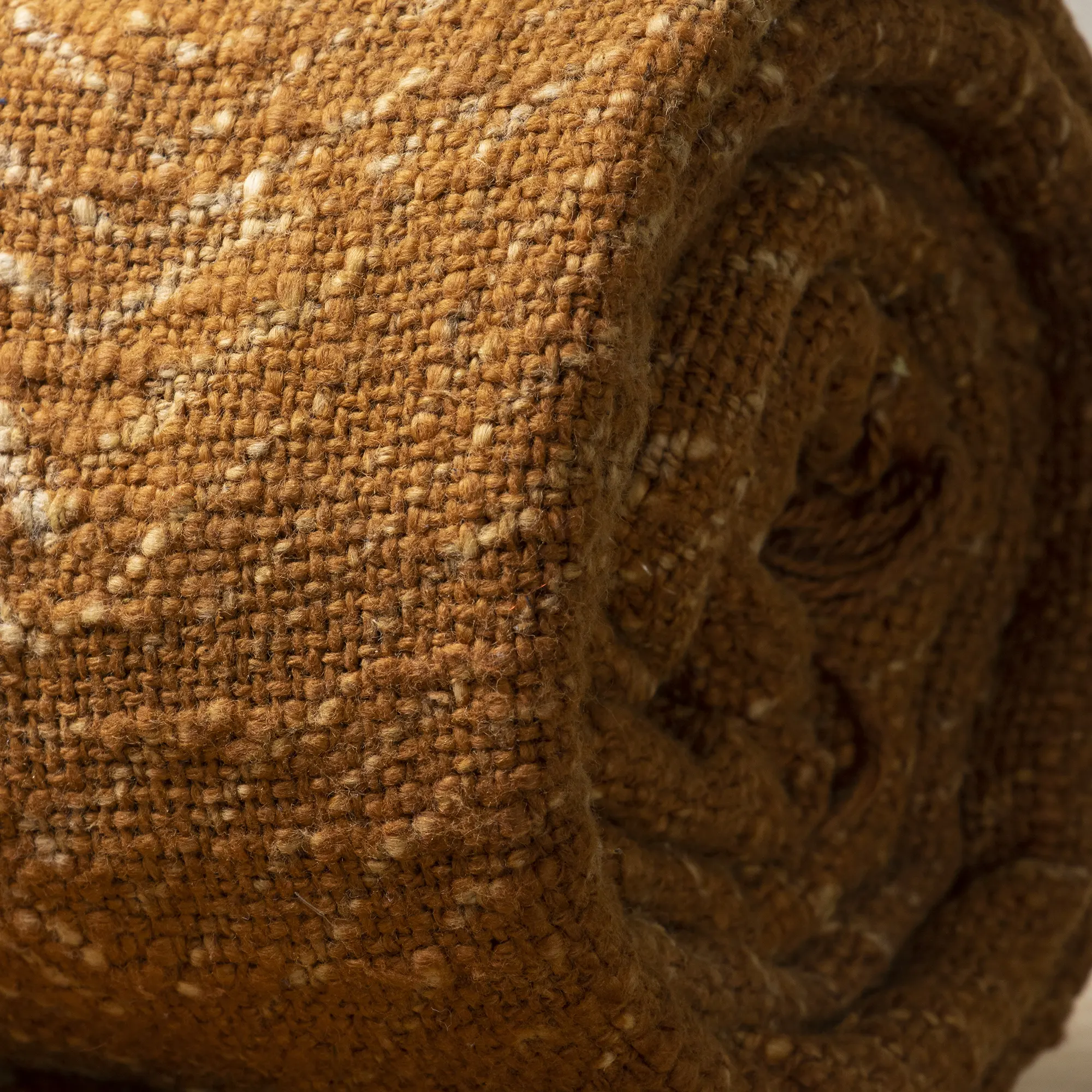 Stunning Brown Hand Block Printed Cotton Throw Blankets for Travel - Image 5